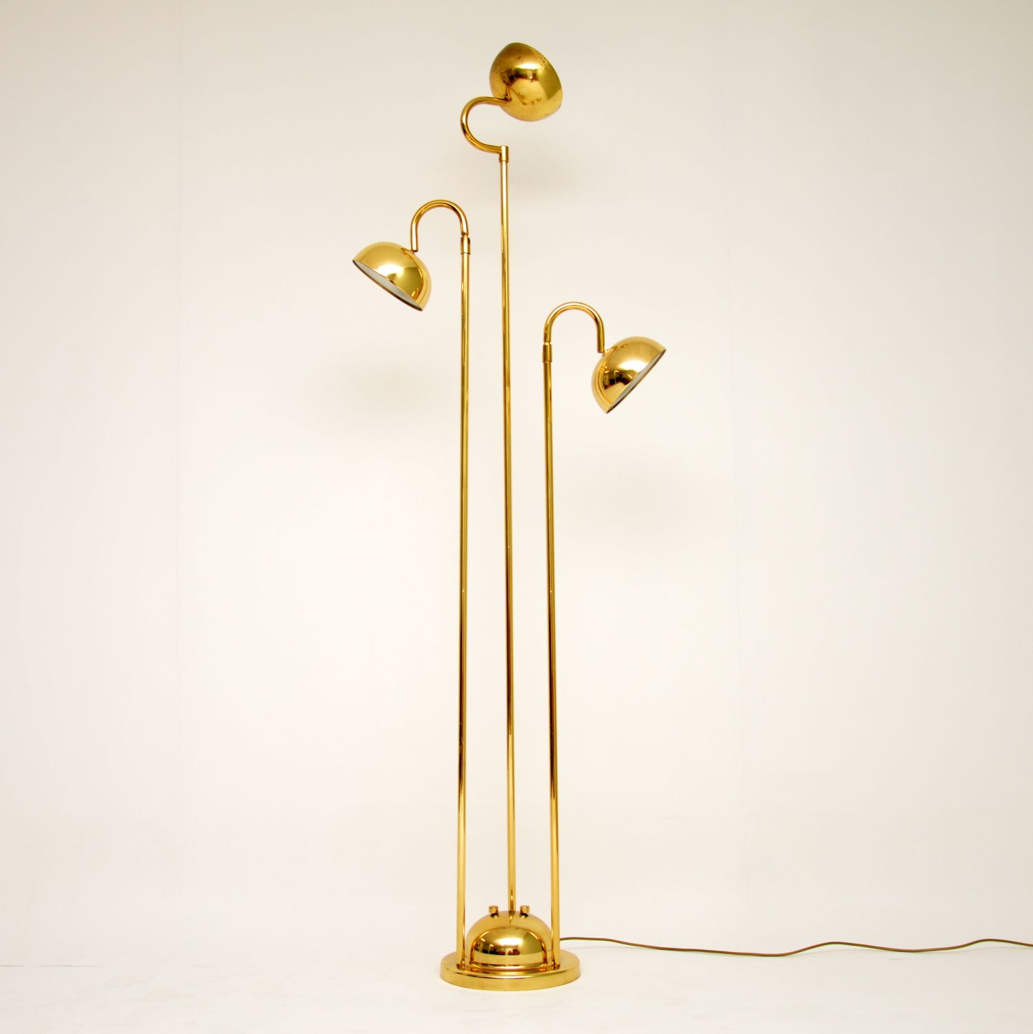 1970s Vintage Italian Brass Floor Lamp (1 of 8)