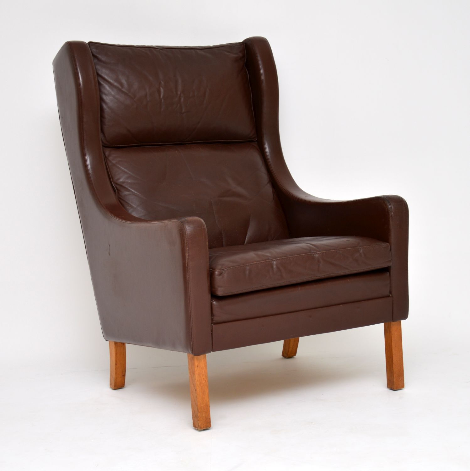 1960s Danish Vintage Leather Armchair (1 of 1)