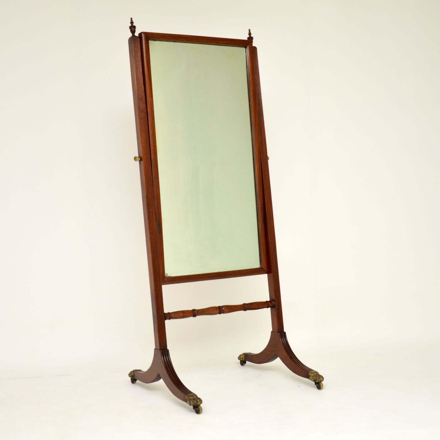Antique Regency Mahogany Cheval Mirror (1 of 12) Antique Regency Mahogany Cheval Mirror (1 of 12)