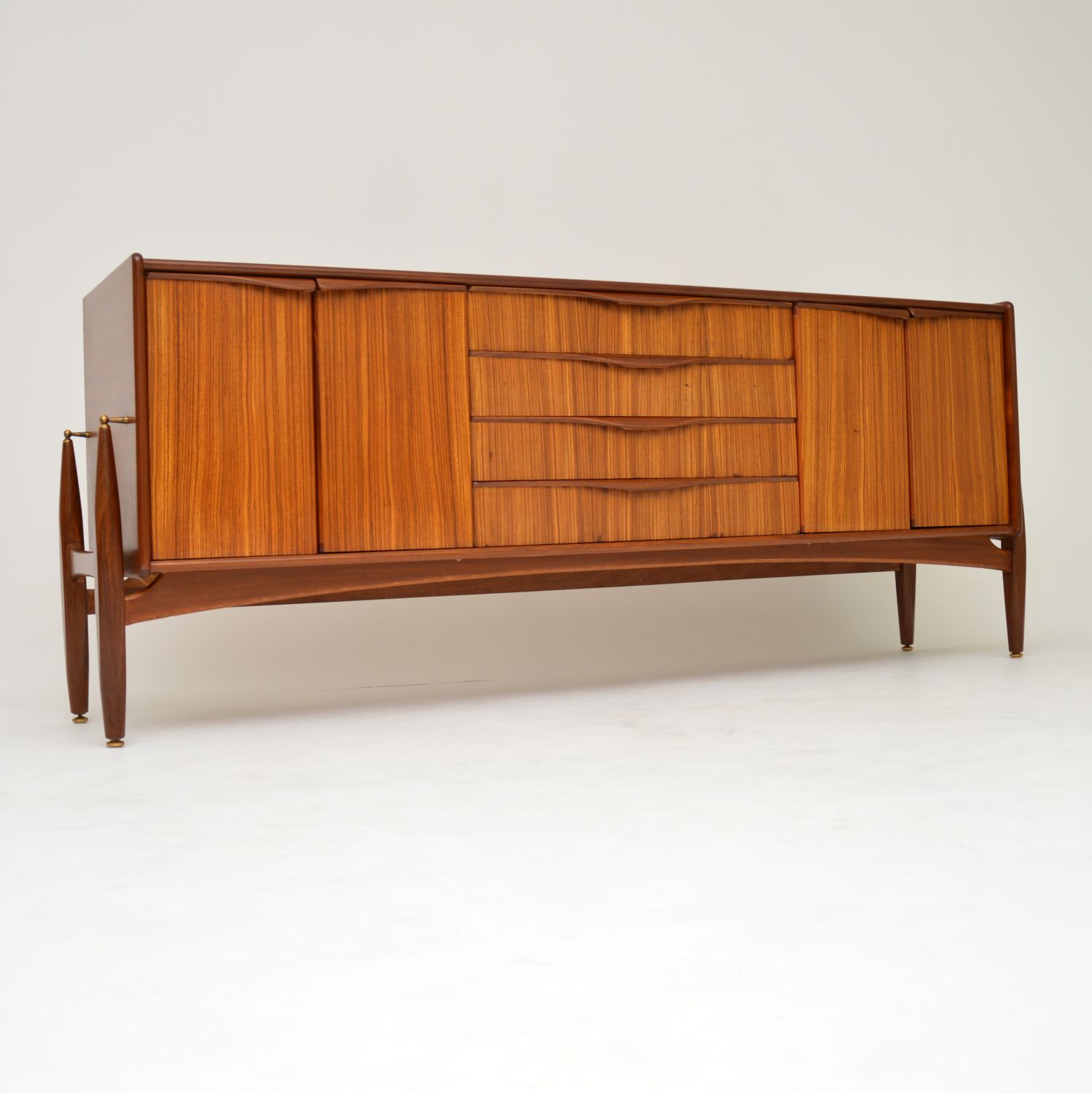 1960s Vintage Zebrano & Walnut Sideboard (1 of 1)