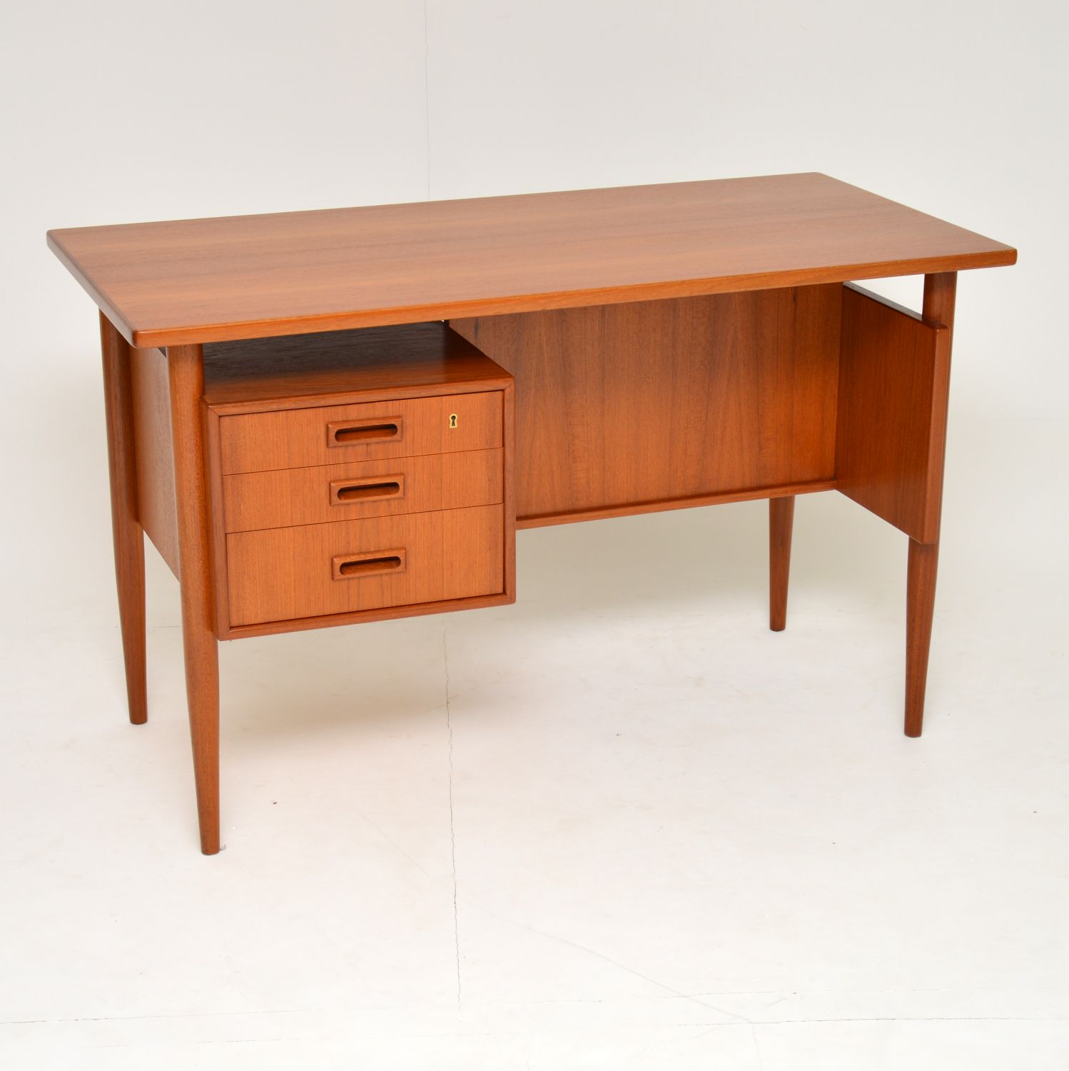 1960s Danish Vintage Teak Desk by Kai Kristiansen (1 of 1)