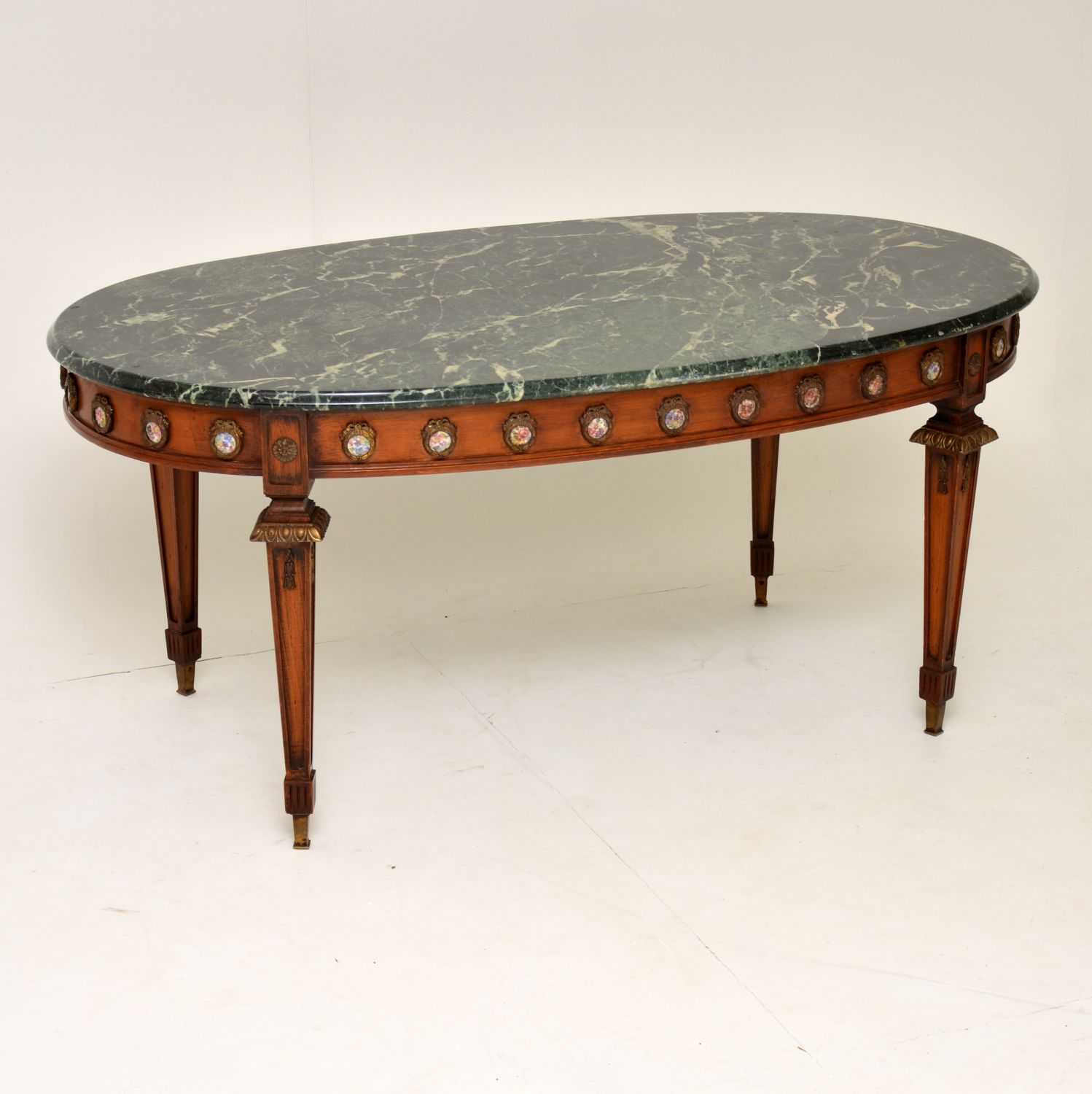 French Marble Top Coffee Table (1 of 10) French Marble Top Coffee Table (1 of 10)