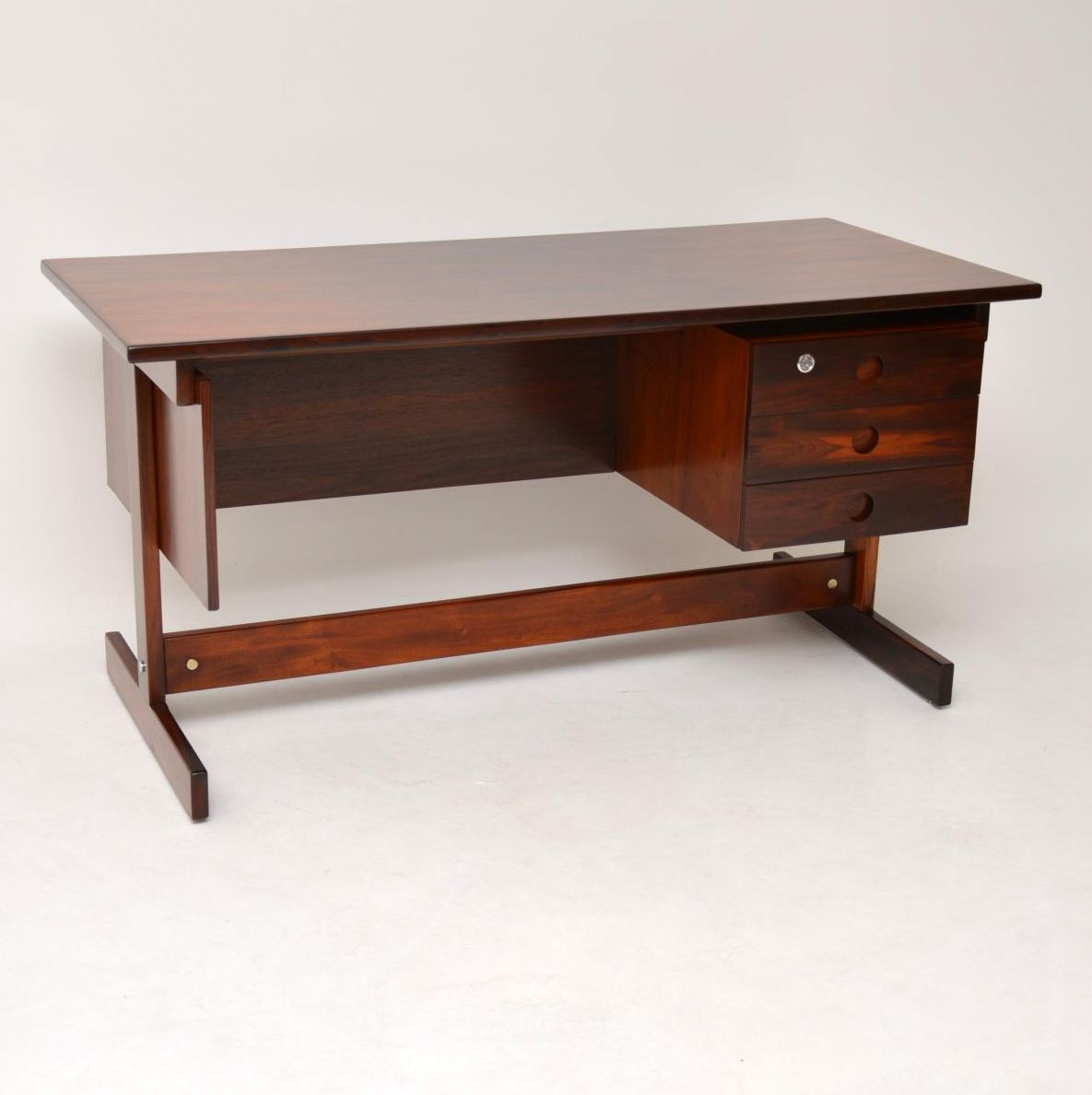 1960s Brazilian Rosewood ‘Clara’ Desk by Sergio Rodriguez (1 of 12)