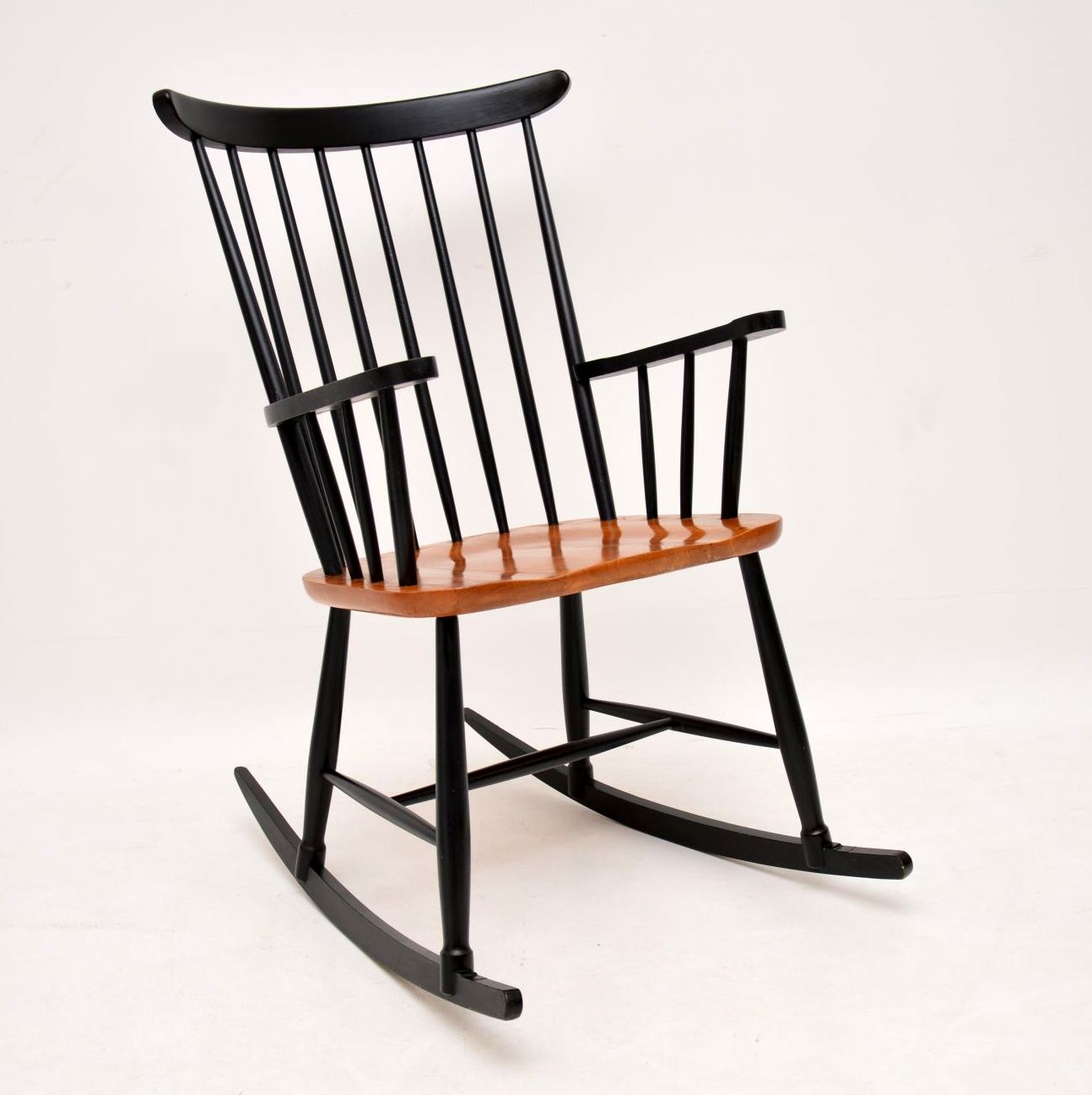 1960s Vintage Elm Rocking Chair (1 of 9)