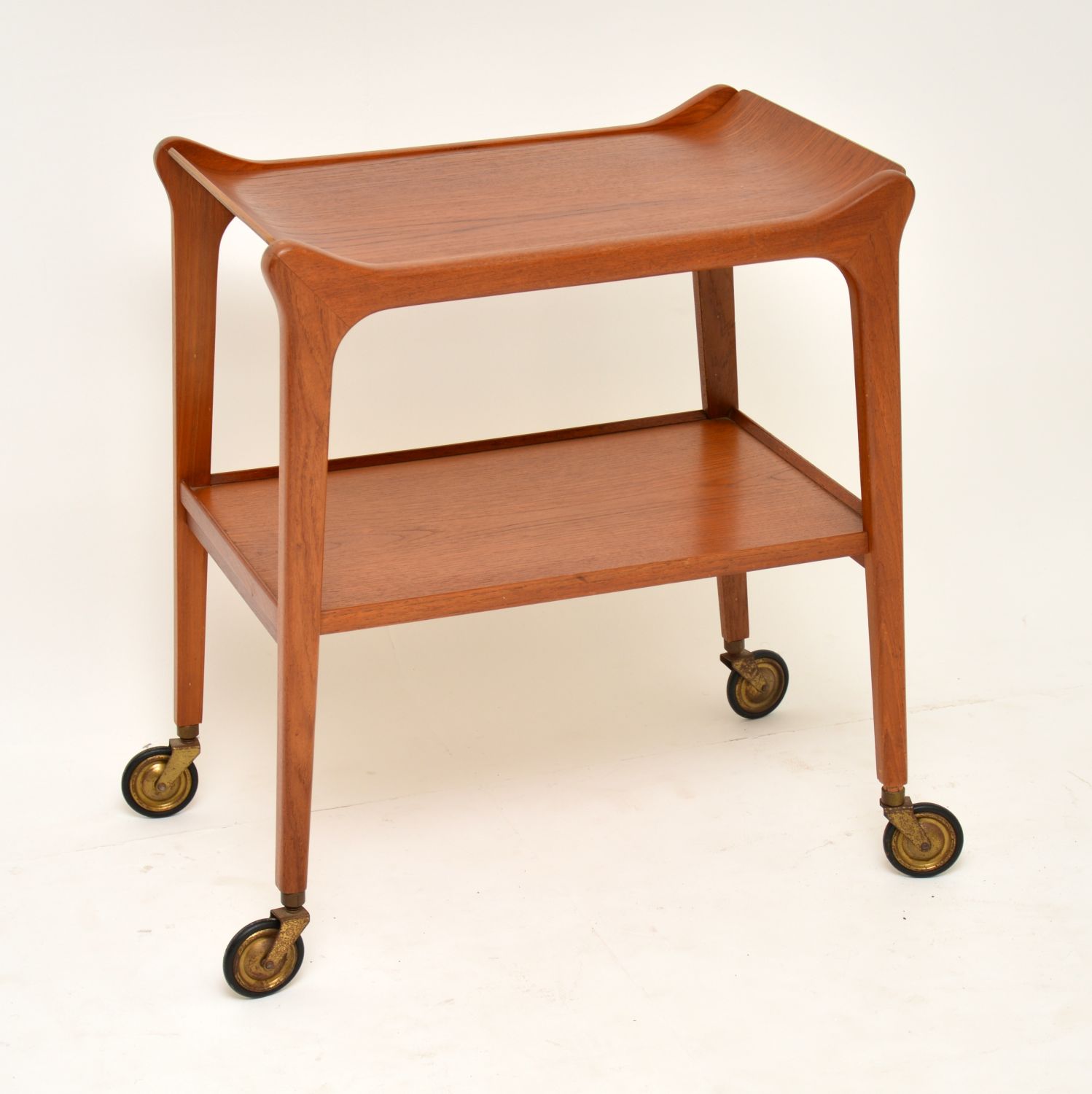 1960s Vintage Teak Drinks Trolley / Side Table (1 of 1)