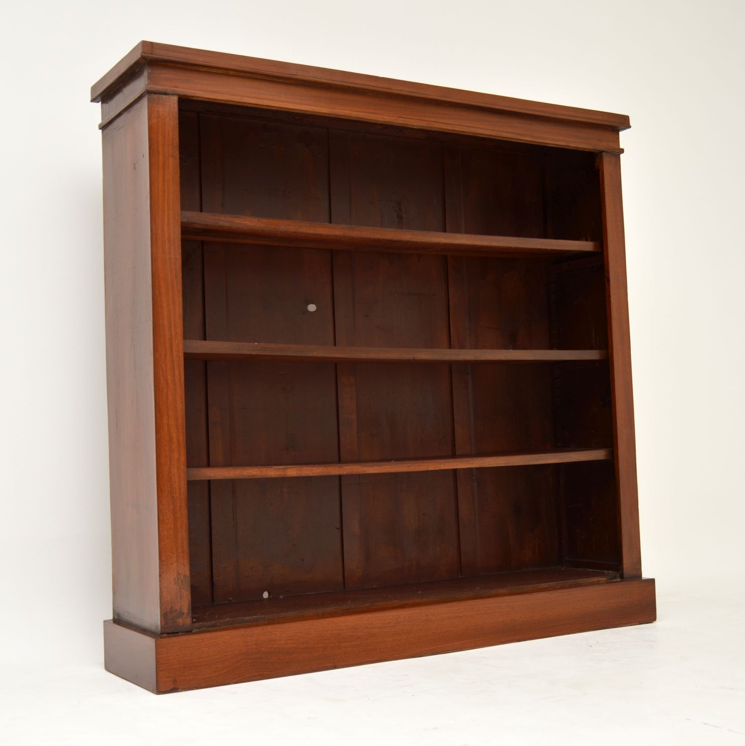 Antique Victorian Mahogany Open Bookcase (1 of 1) Antique Victorian Mahogany Open Bookcase (1 of 1)