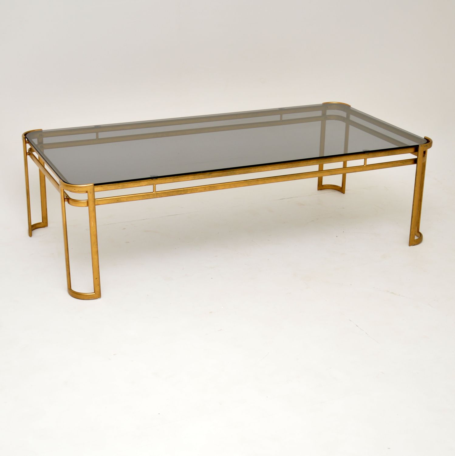 1970s Vintage Brass & Glass Coffee Table (1 of 1)