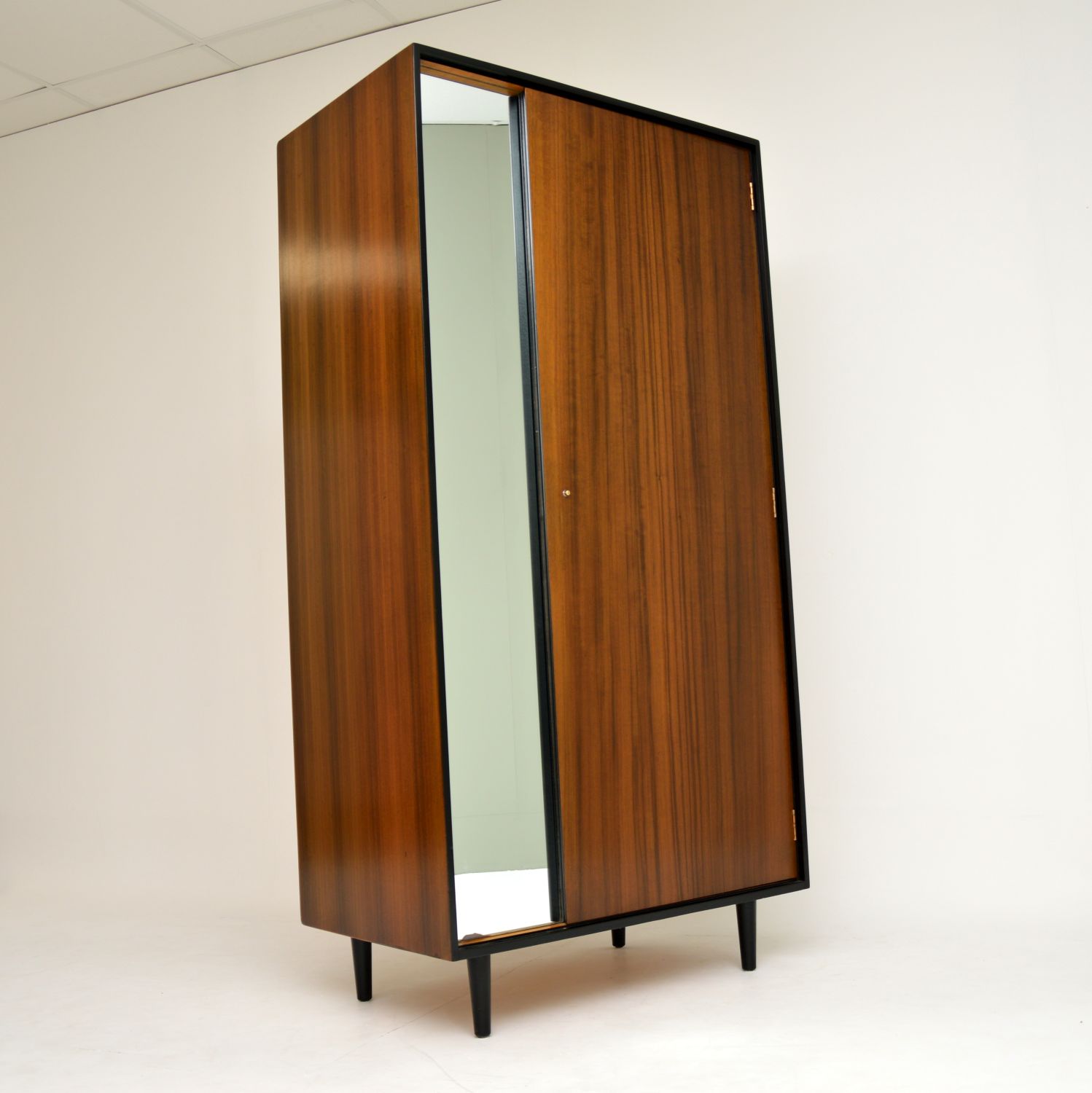 1950s Vintage Walnut Wardrobe by John & Sylvia Reid for Stag (1 of 7)