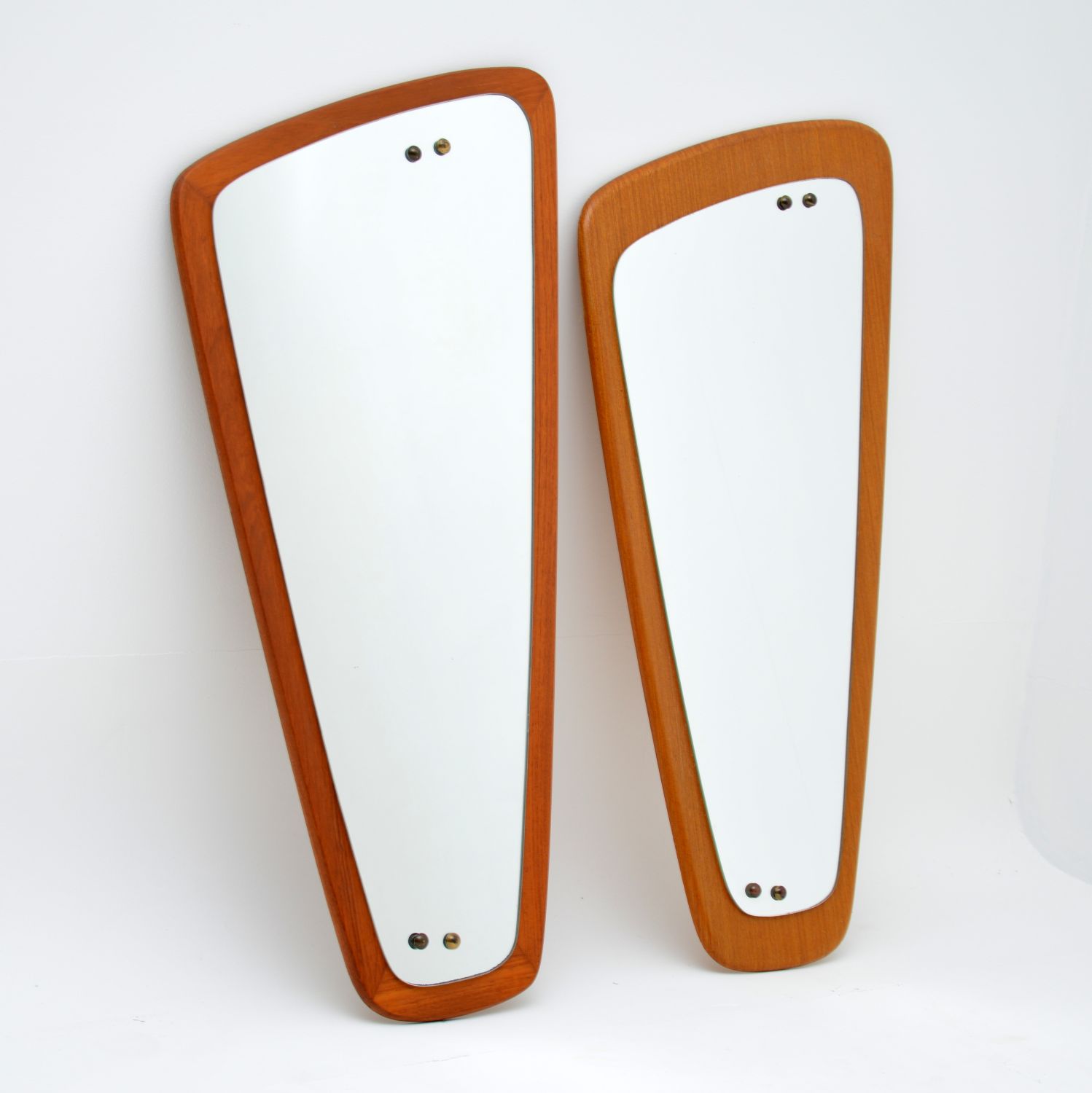 1960s Pair of Vintage Teak Mirrors (1 of 6)