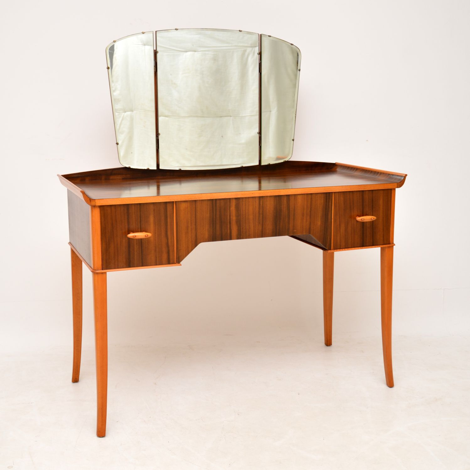 1950s Vintage Walnut Dressing Table (1 of 12)