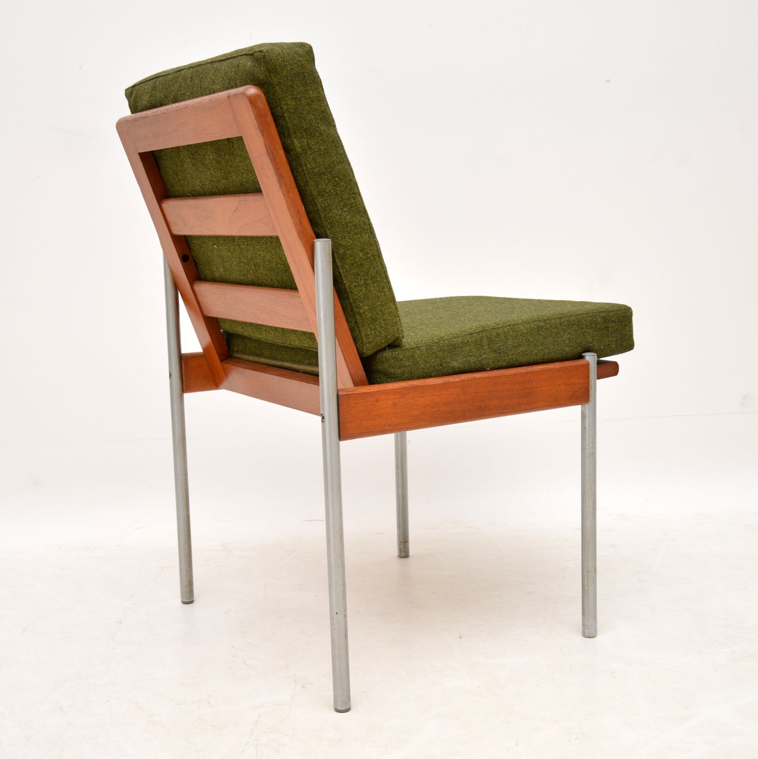Vintage Teak & Aluminium Lounge / Desk Chair (1 of 12)