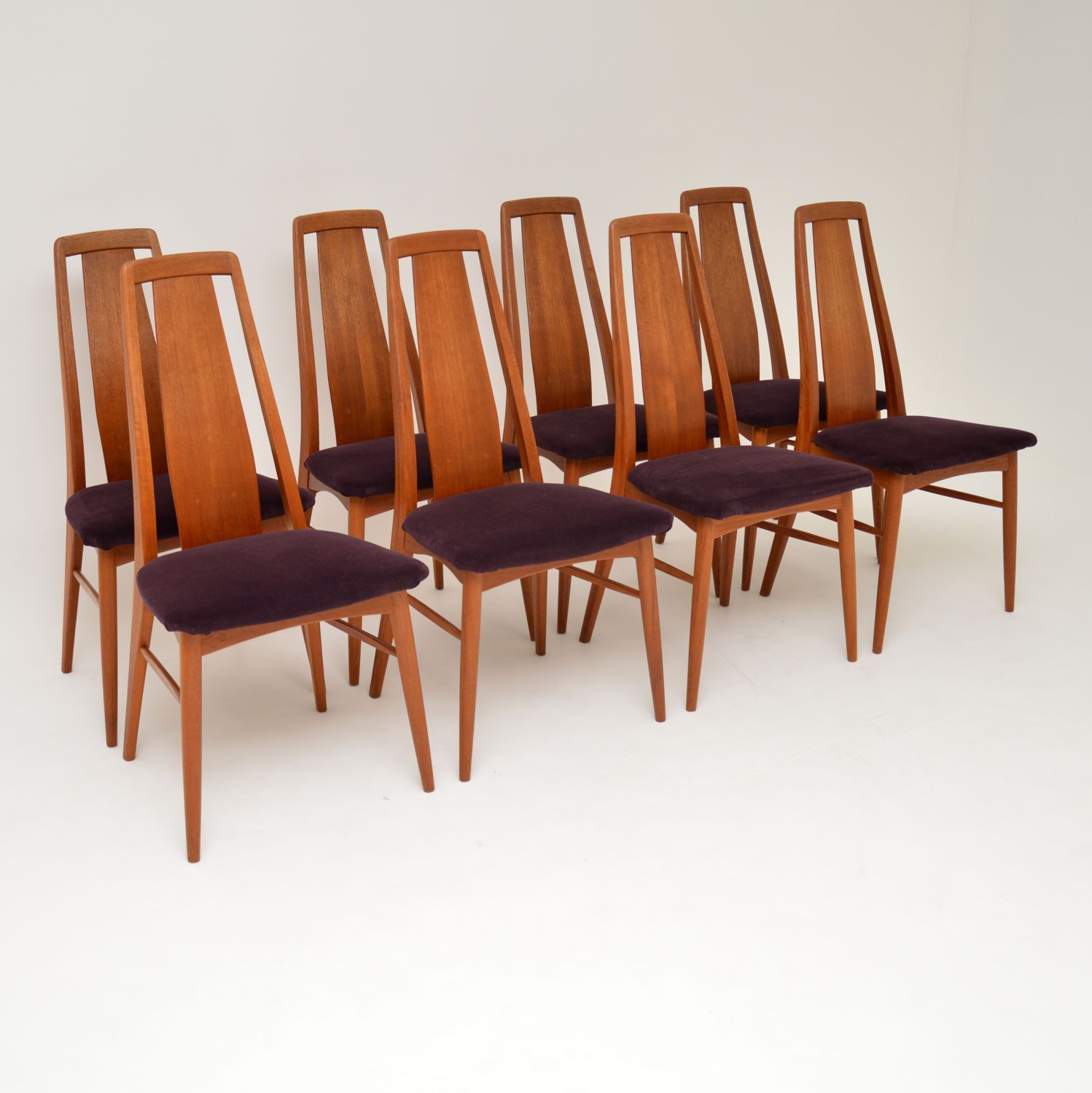 1960s Set of 8 Danish Teak Dining Chairs by Niels Koefoed (1 of 12)