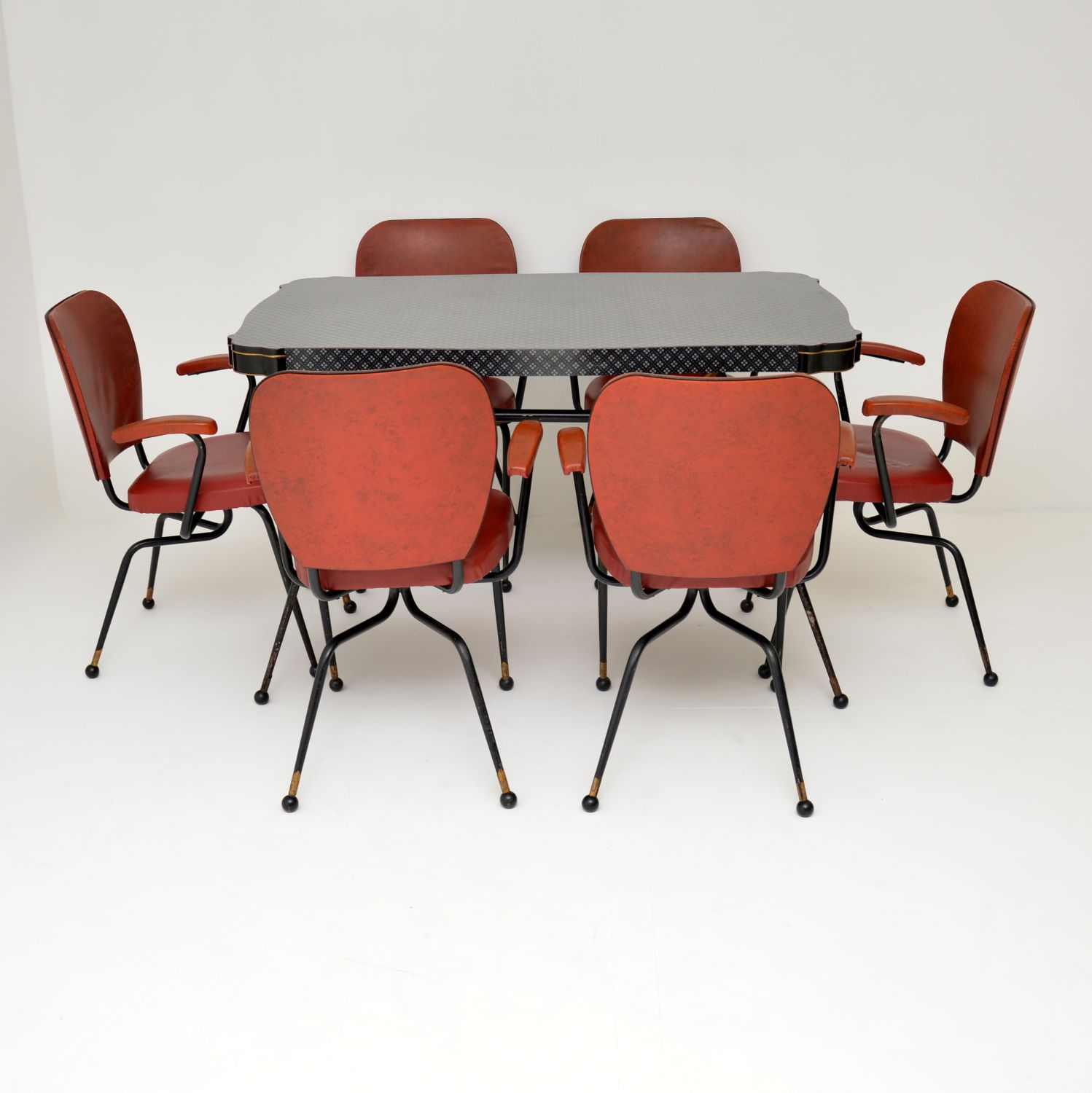 1950s Vintage Atomic Dining Table & Chairs (1 of 13)