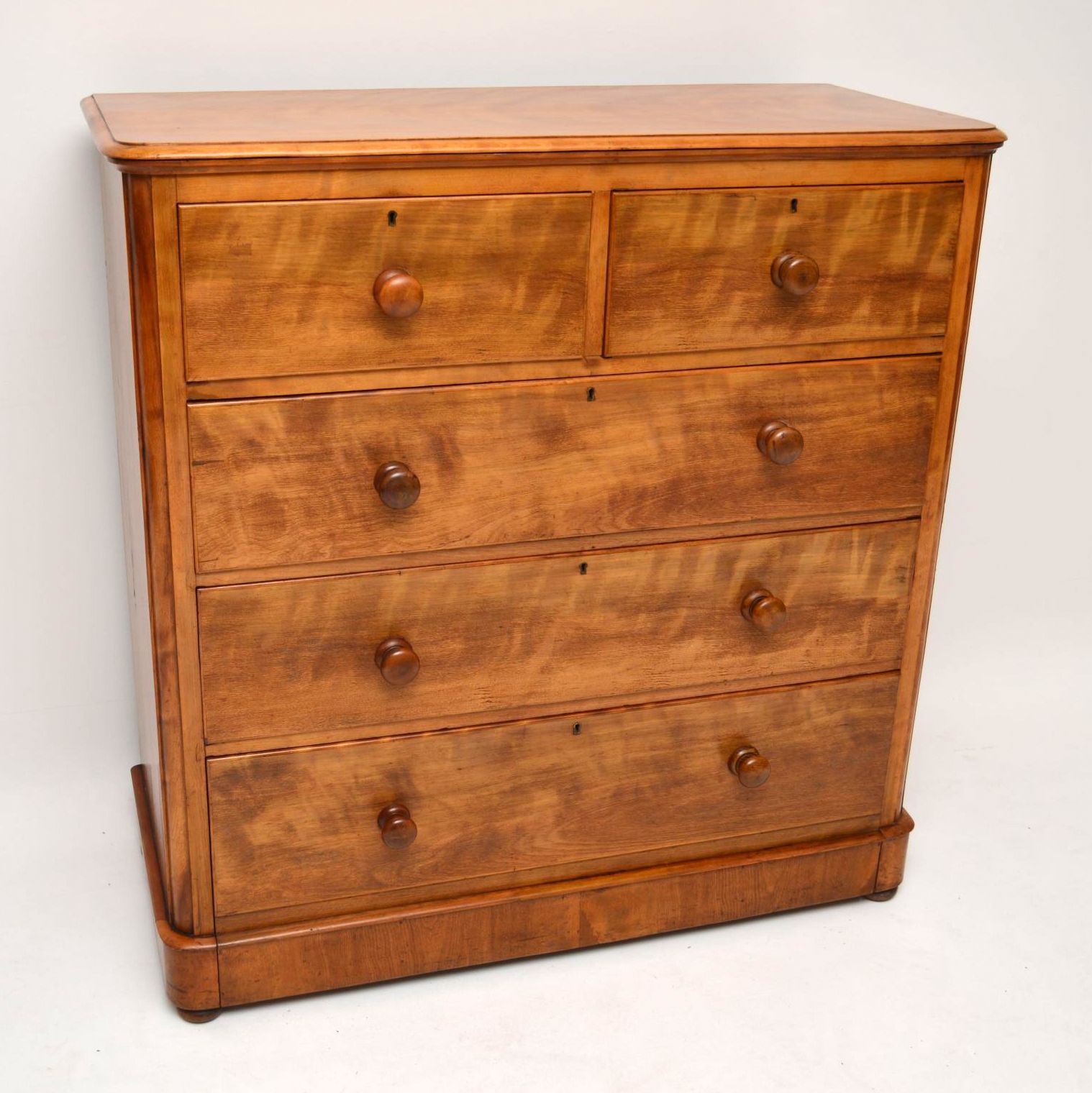 Large Antique Victorian Satin Birch Chest of Drawers (1 of 16) Large Antique Victorian Satin Birch Chest of Drawers (1 of 16)