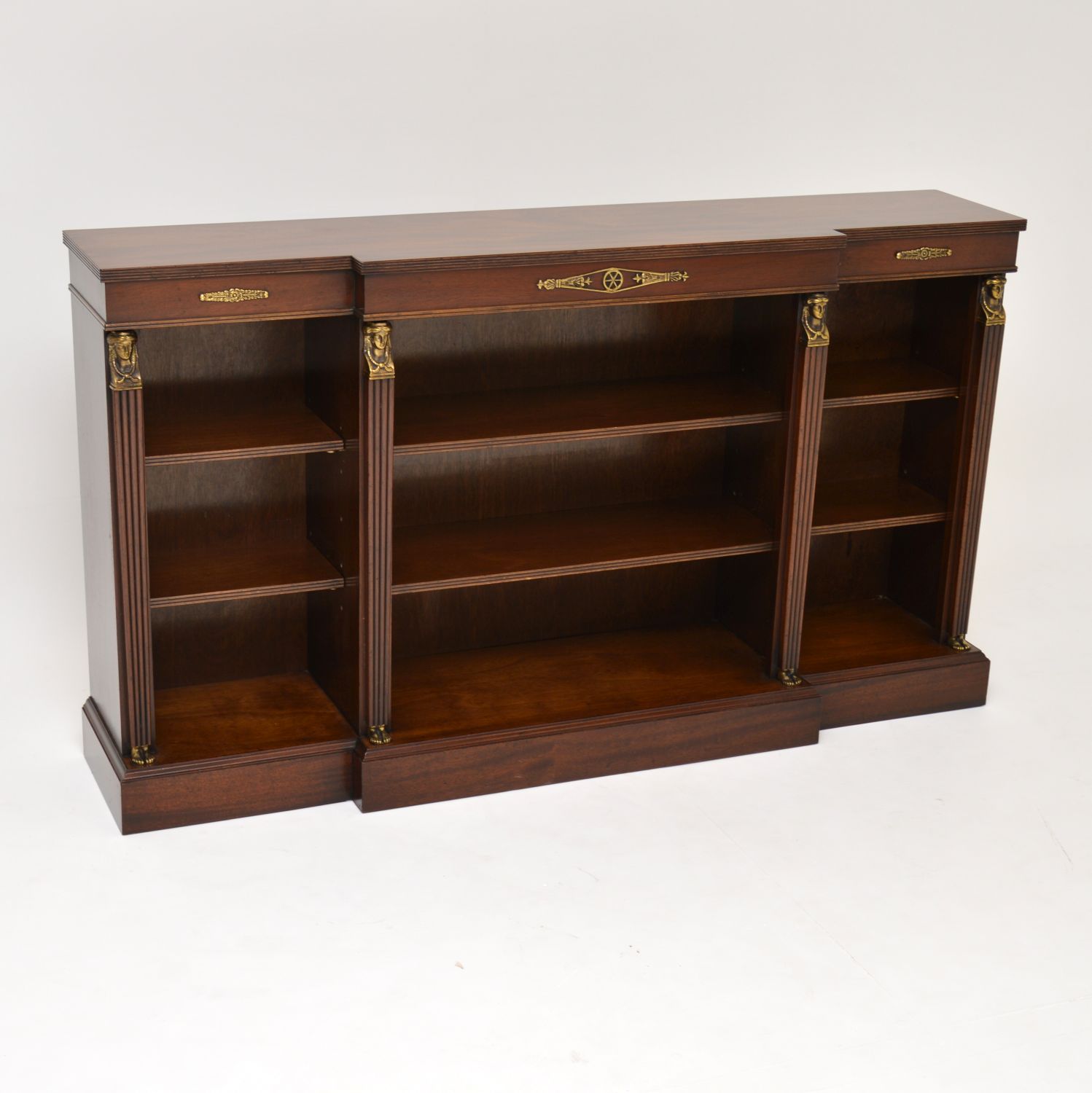 Mahogany Neo Classical Style Bookcase (1 of 12) Mahogany Neo Classical Style Bookcase (1 of 12)