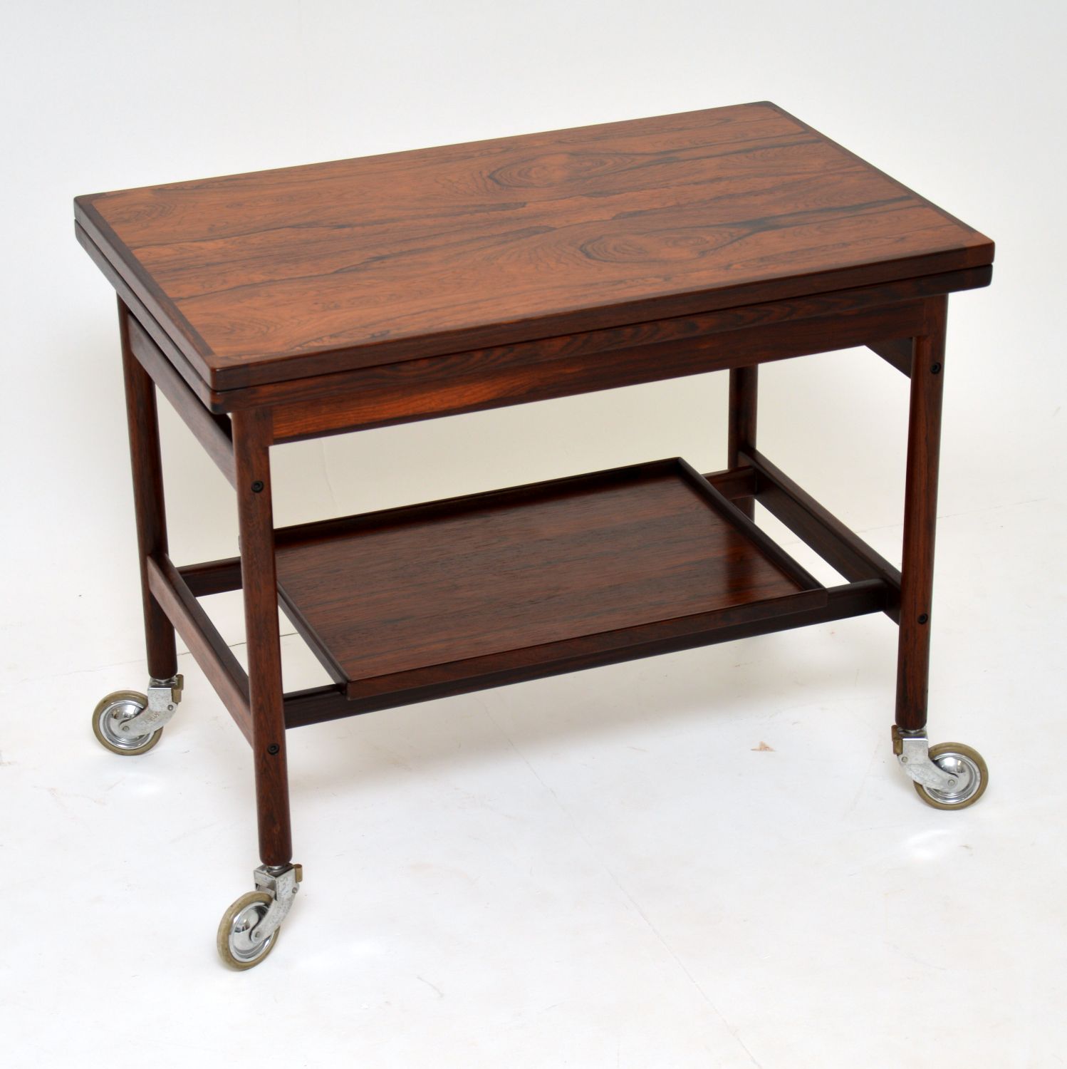 1960s Danish Rosewood Drinks Trolley by Kurt Ostervig (1 of 13) 1960s Danish Rosewood Drinks Trolley by Kurt Ostervig (1 of 13)