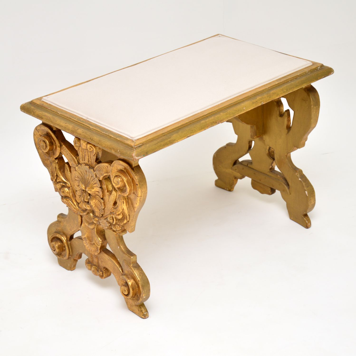 Italian Giltwood Stool c.1930 (1 of 10) Italian Giltwood Stool c.1930 (1 of 10)