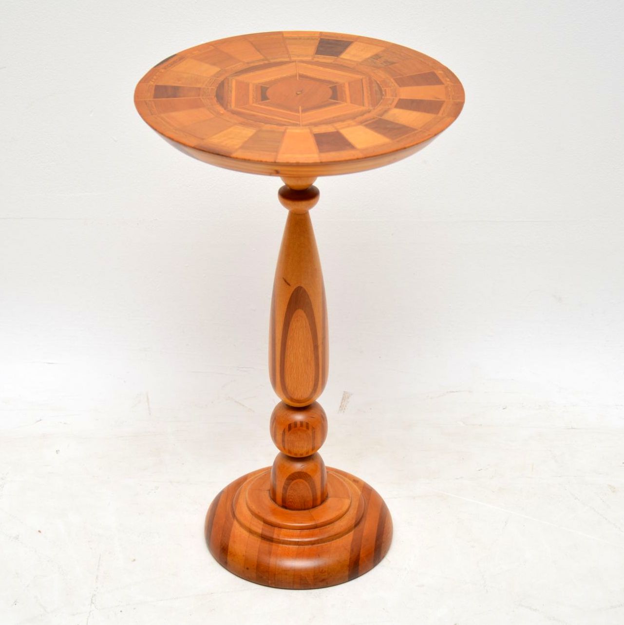 1960s Vintage Side Table in Various Inlaid Woods by Sovereign New Zealand (1 of 10)