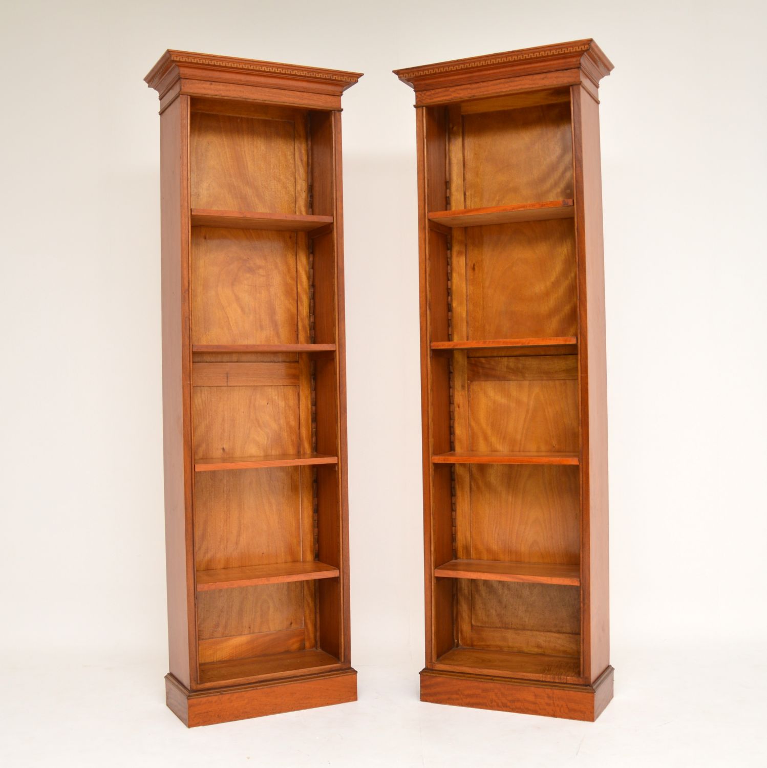 Pair of Antique Victorian Satinwood Bookcases (1 of 1)