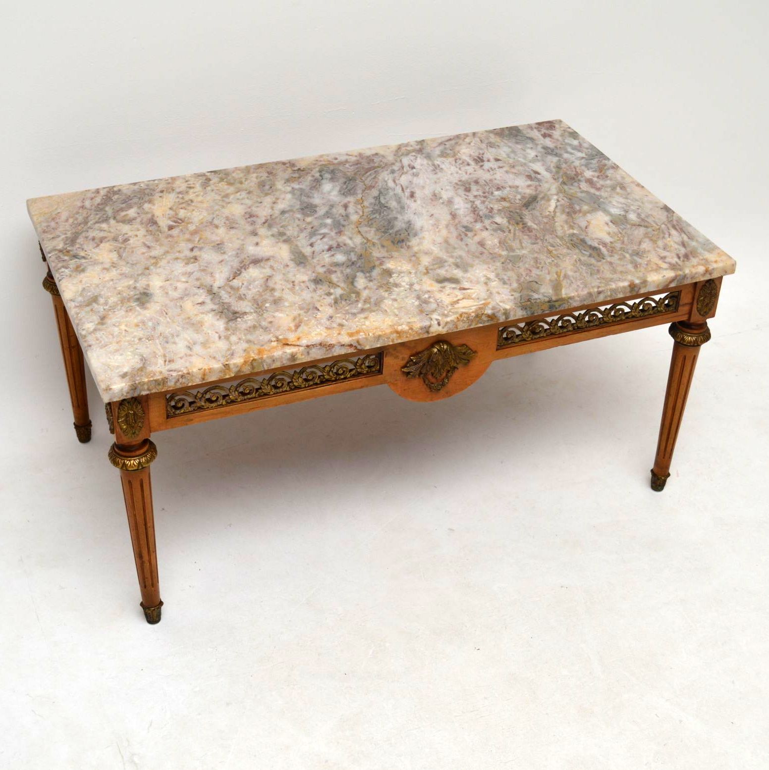 French Marble Top Coffee Table c.1930 (1 of 1) French Marble Top Coffee Table c.1930 (1 of 1)