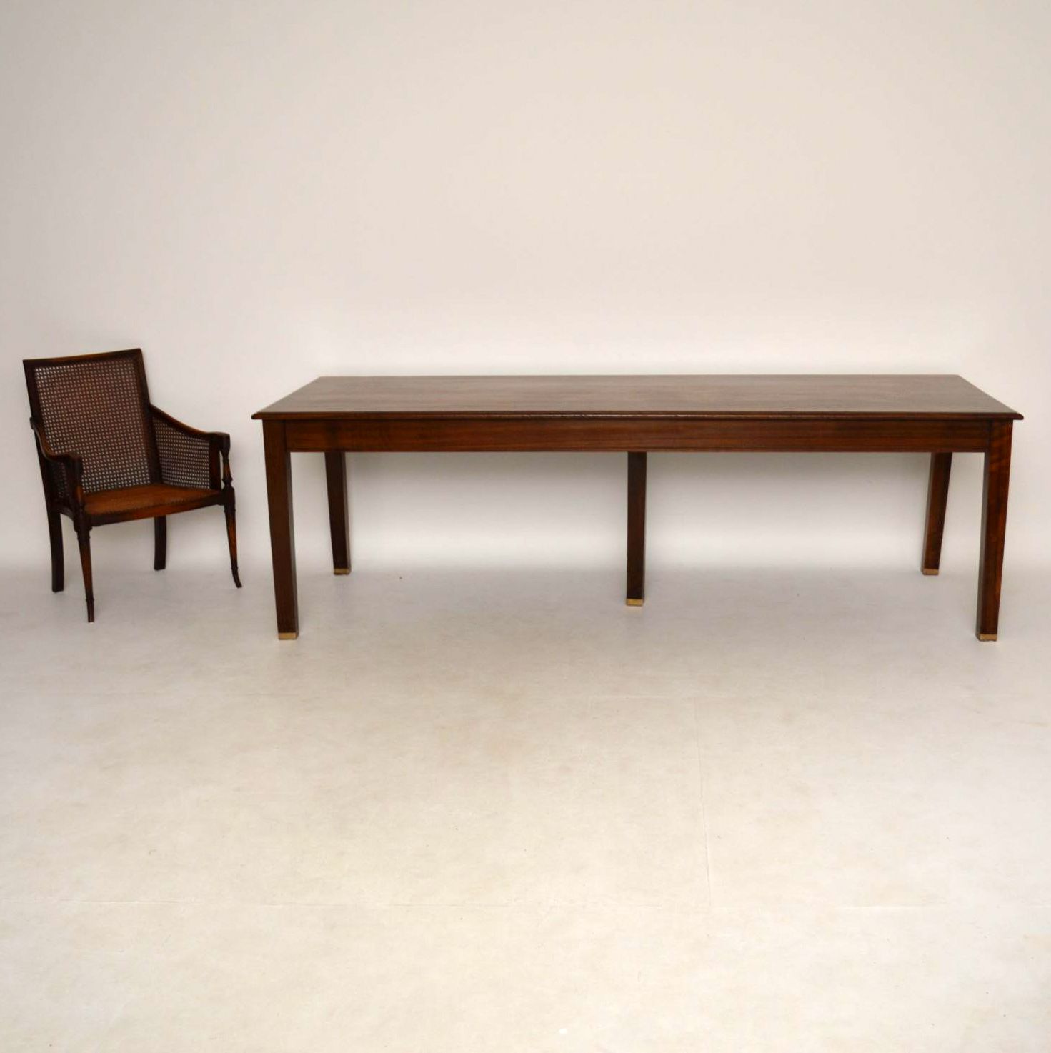 Large Antique Solid Walnut Dining Table (1 of 1) Large Antique Solid Walnut Dining Table (1 of 1)