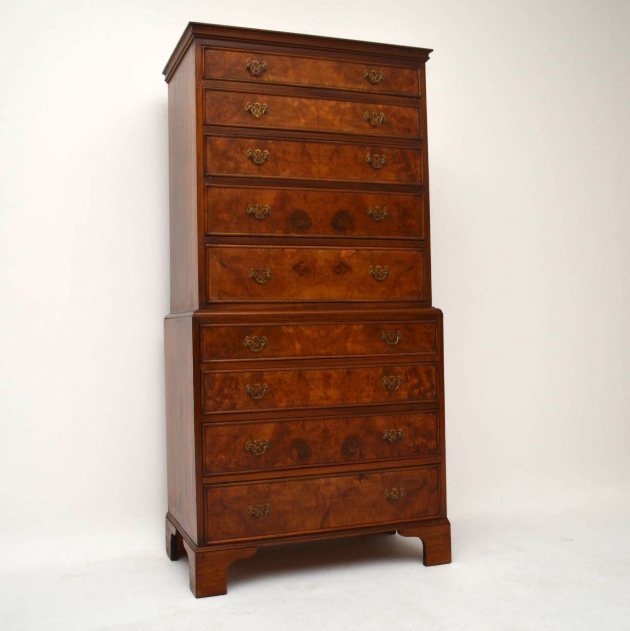 Burr Walnut Chest on Chest c.1930 (1 of 1) Burr Walnut Chest on Chest c.1930 (1 of 1)