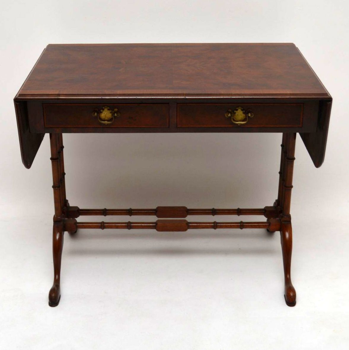 Antique Burr Walnut Sofa Table (1 of 1) Antique Burr Walnut Sofa Table (1 of 1)