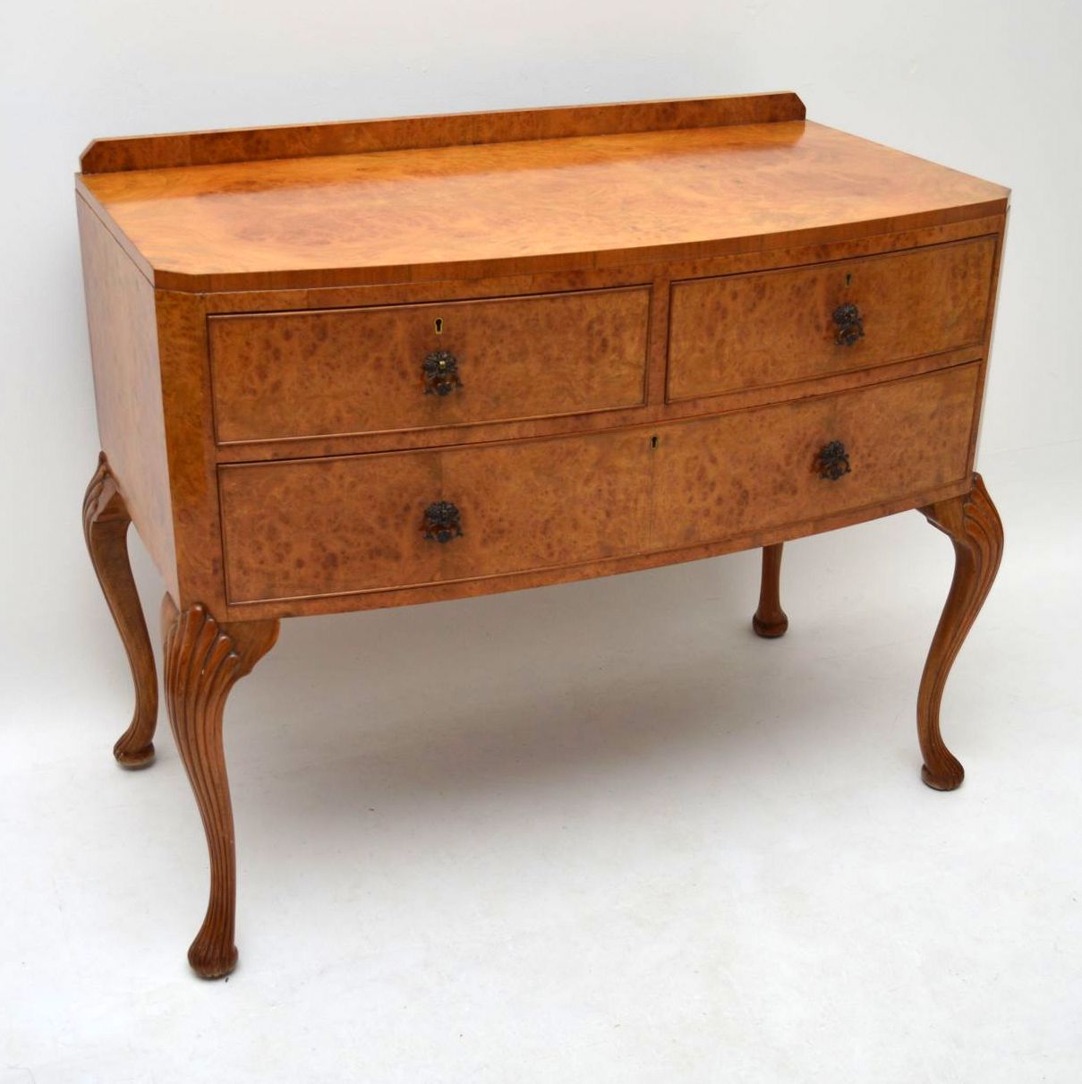 Burr Maple Console / Server Table c.1920 (1 of 1) Burr Maple Console / Server Table c.1920 (1 of 1)