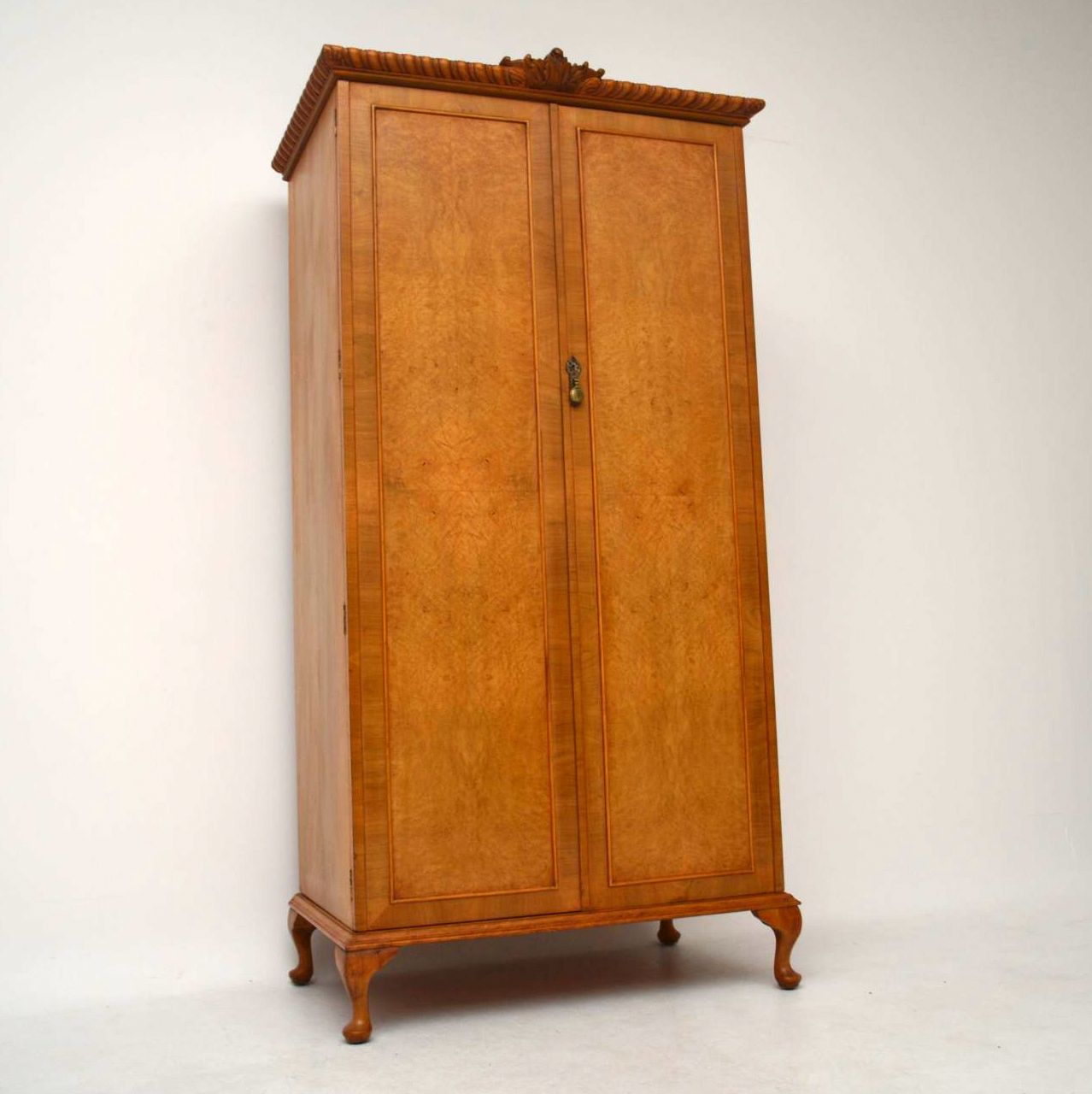 Antique Burr Walnut Wardrobe c.1910 (1 of 1) Antique Burr Walnut Wardrobe c.1910 (1 of 1)