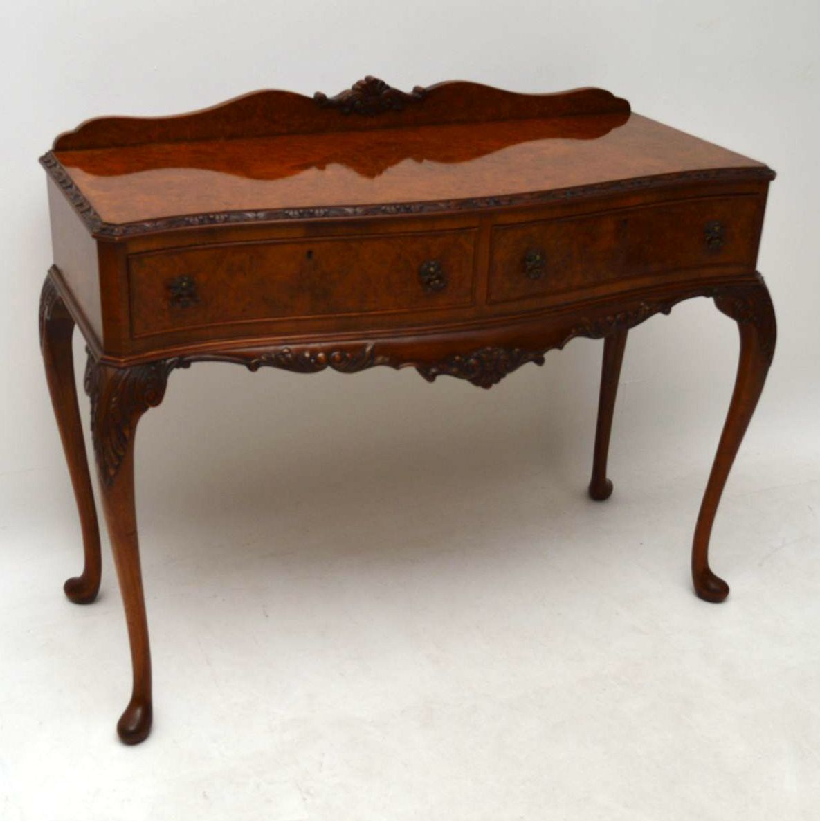 Burr Walnut Console Side Table Server c.1930 (1 of 1) Burr Walnut Console Side Table Server c.1930 (1 of 1)