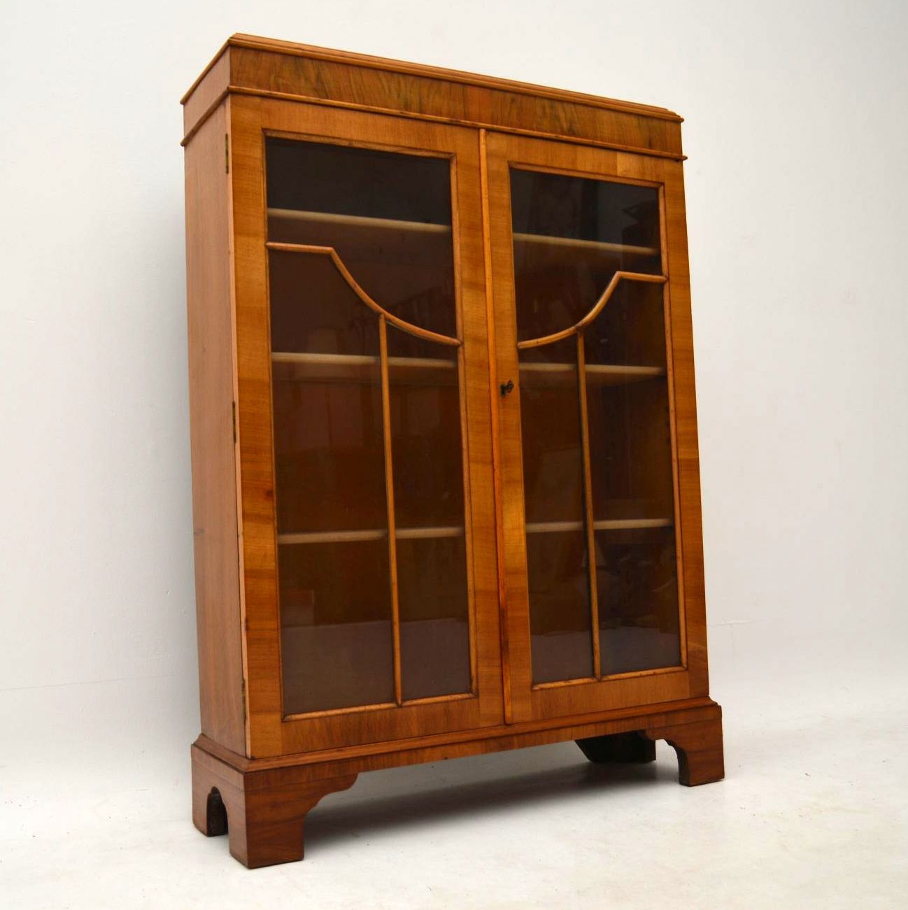 Antique Walnut Two Door Bookcase C.1890 (1 of 1) Antique Walnut Two Door Bookcase C.1890 (1 of 1)