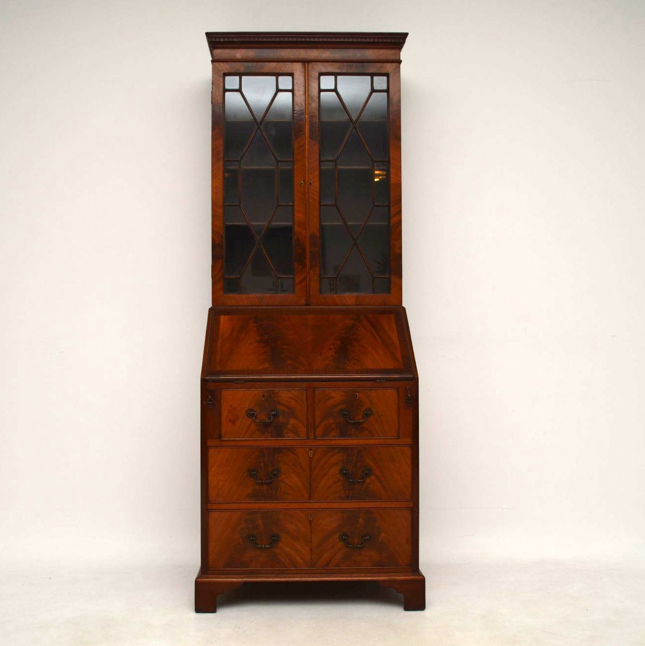 Antique Mahogany Bureau Bookcase (1 of 1) Antique Mahogany Bureau Bookcase (1 of 1)