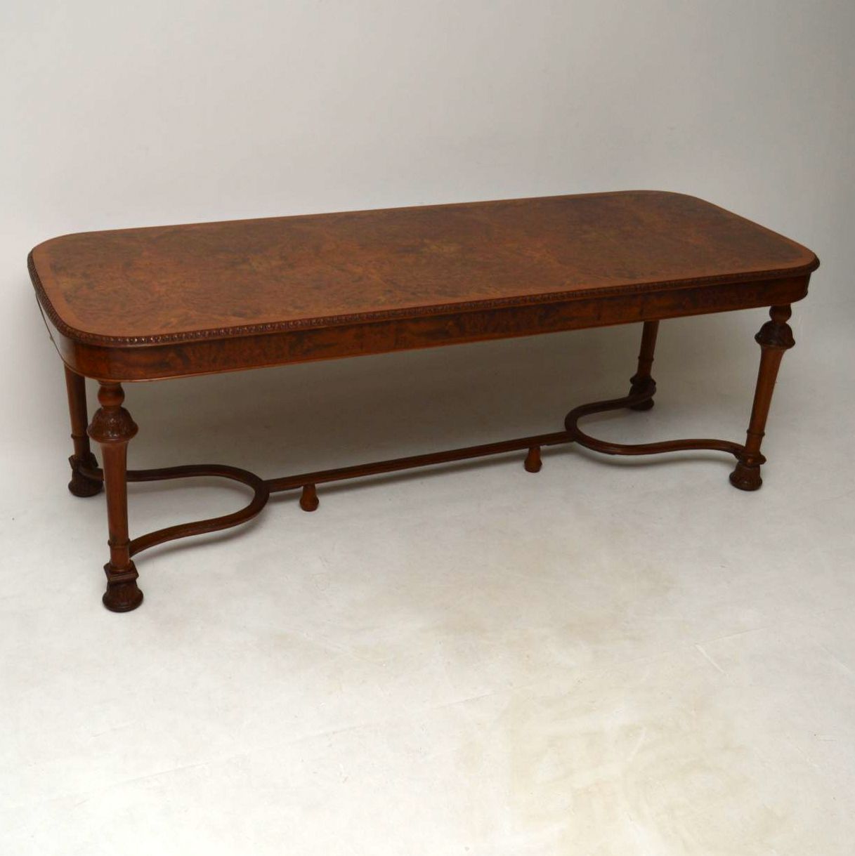 Large Burr Walnut Dining Table c.1920 (1 of 1) Large Burr Walnut Dining Table c.1920 (1 of 1)