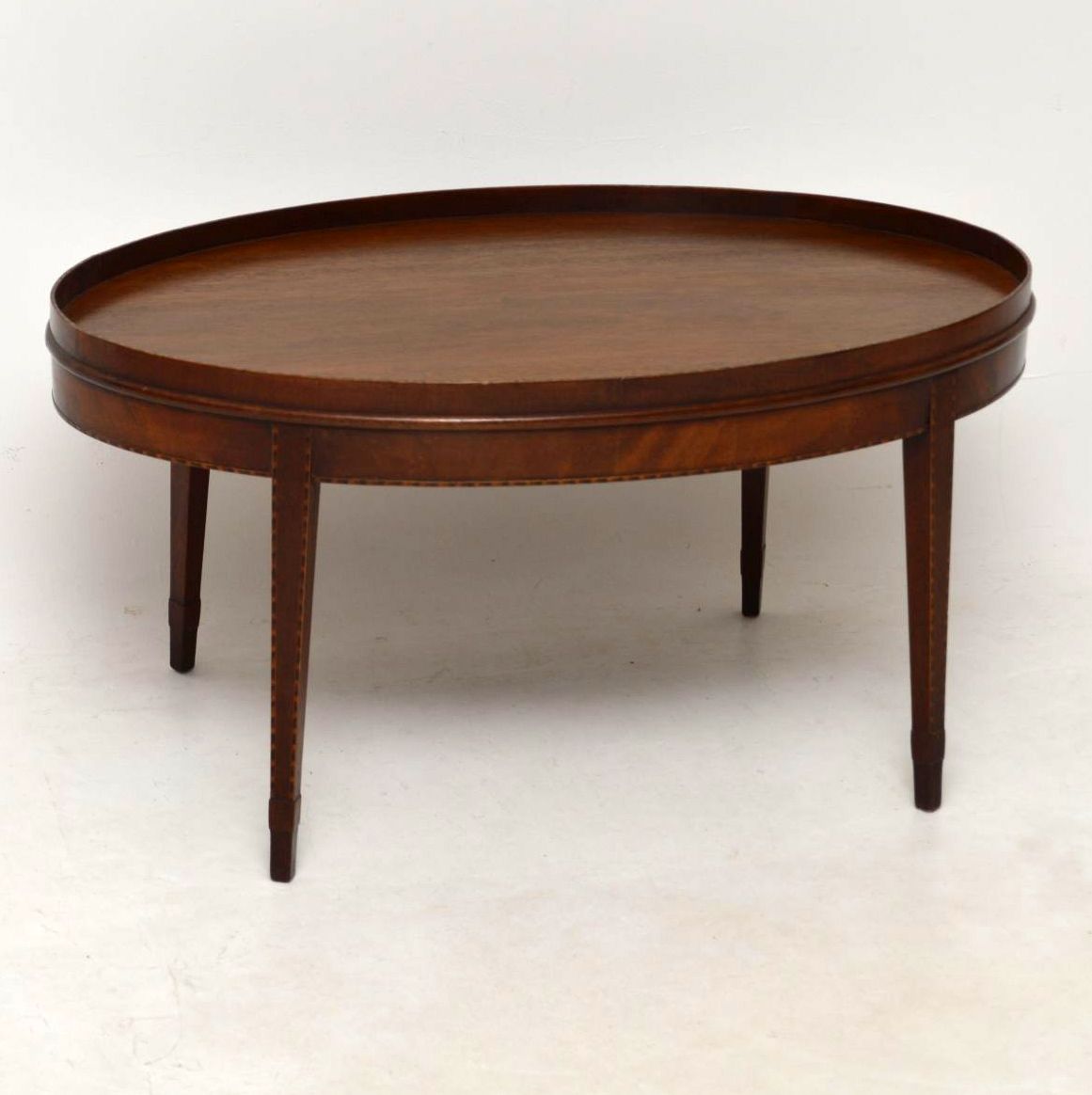 Antique Inlaid Mahogany Coffee Table (1 of 1) Antique Inlaid Mahogany Coffee Table (1 of 1)