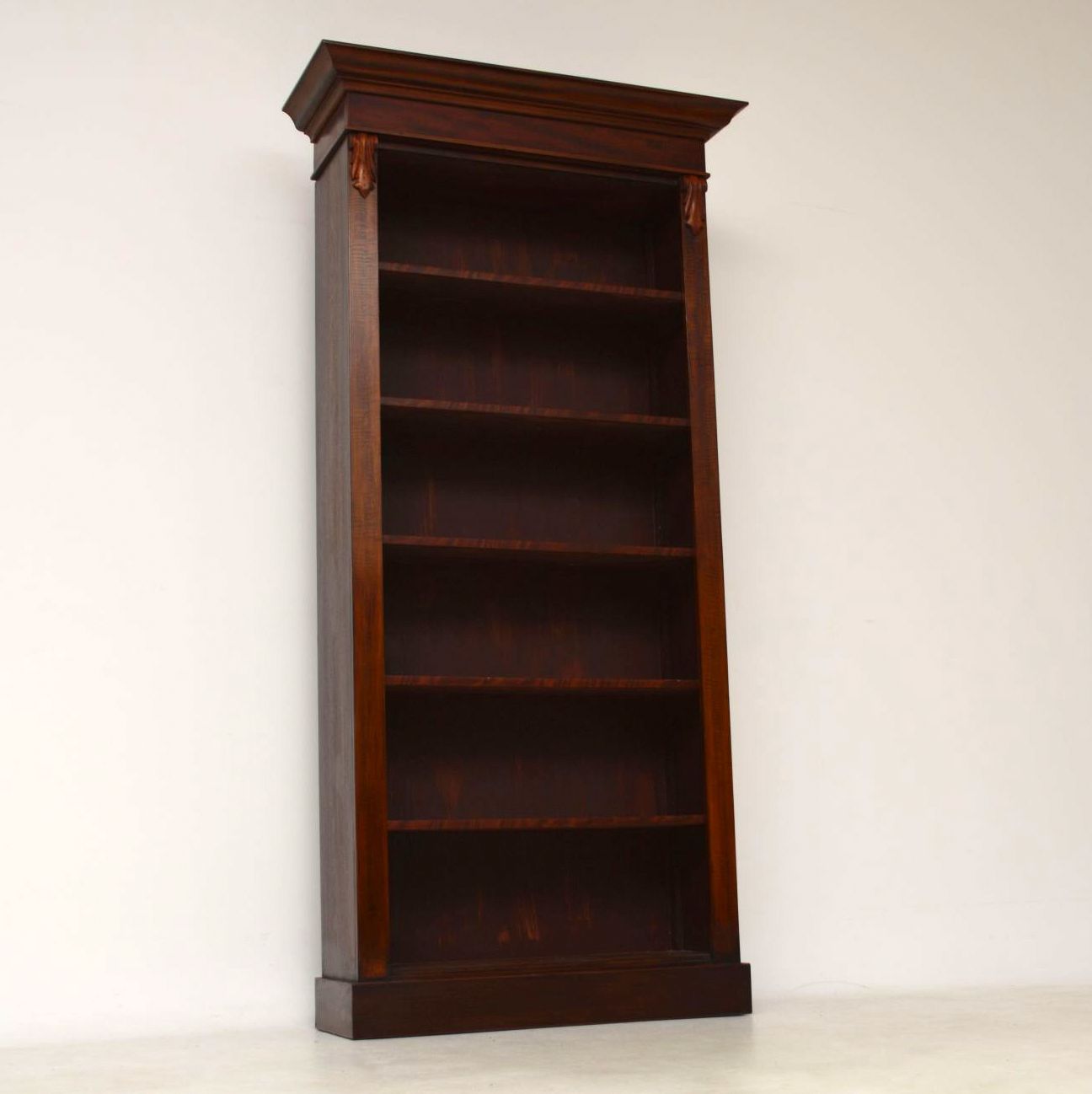 Antique Bespoke Victorian Style Mahogany Open Bookcase (1 of 1) Antique Bespoke Victorian Style Mahogany Open Bookcase (1 of 1)