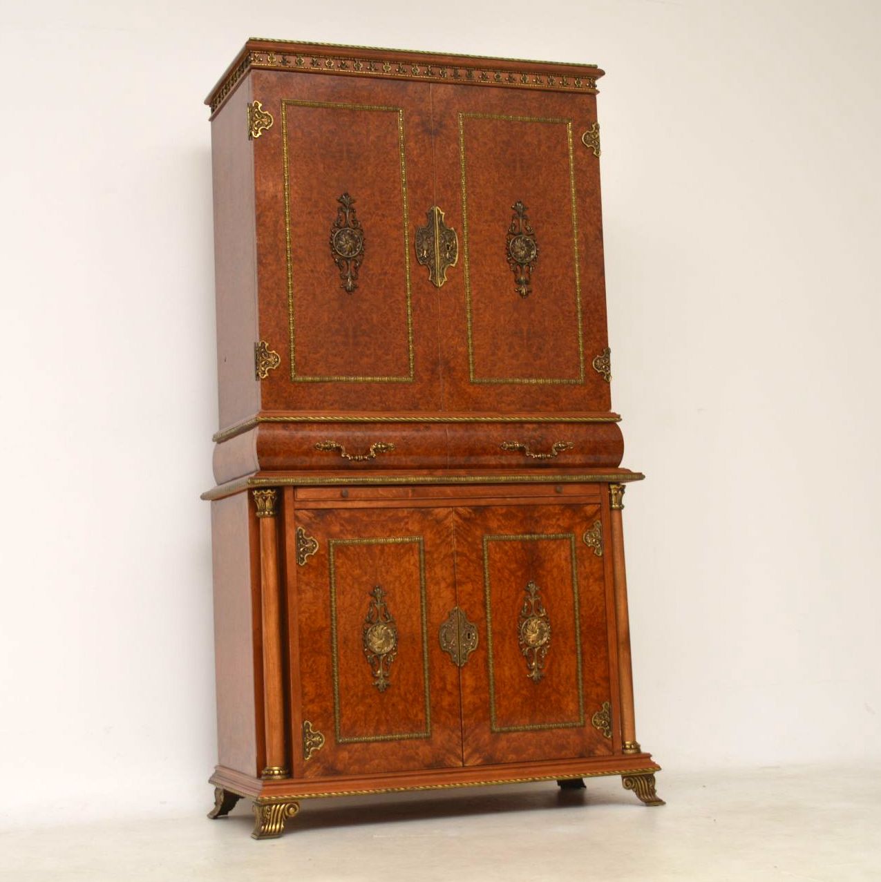 Burr Walnut Cocktail Cabinet c.1950 (1 of 1) Burr Walnut Cocktail Cabinet c.1950 (1 of 1)
