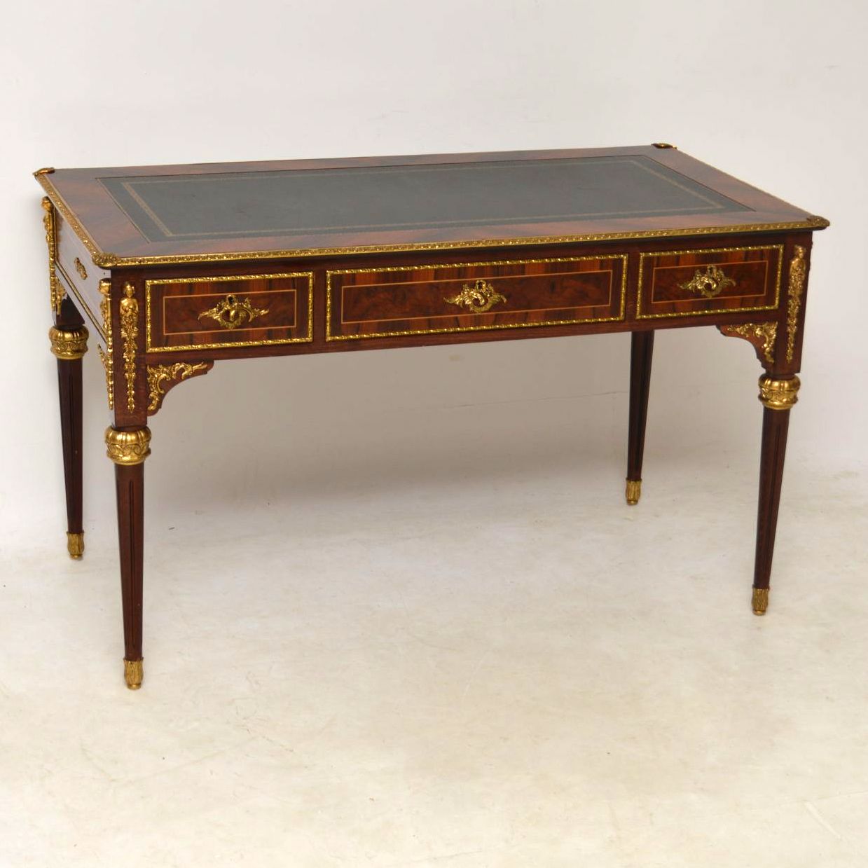 French Louis XVI Style Bureau Plat Writing Table Desk (1 of 1) French Louis XVI Style Bureau Plat Writing Table Desk (1 of 1)