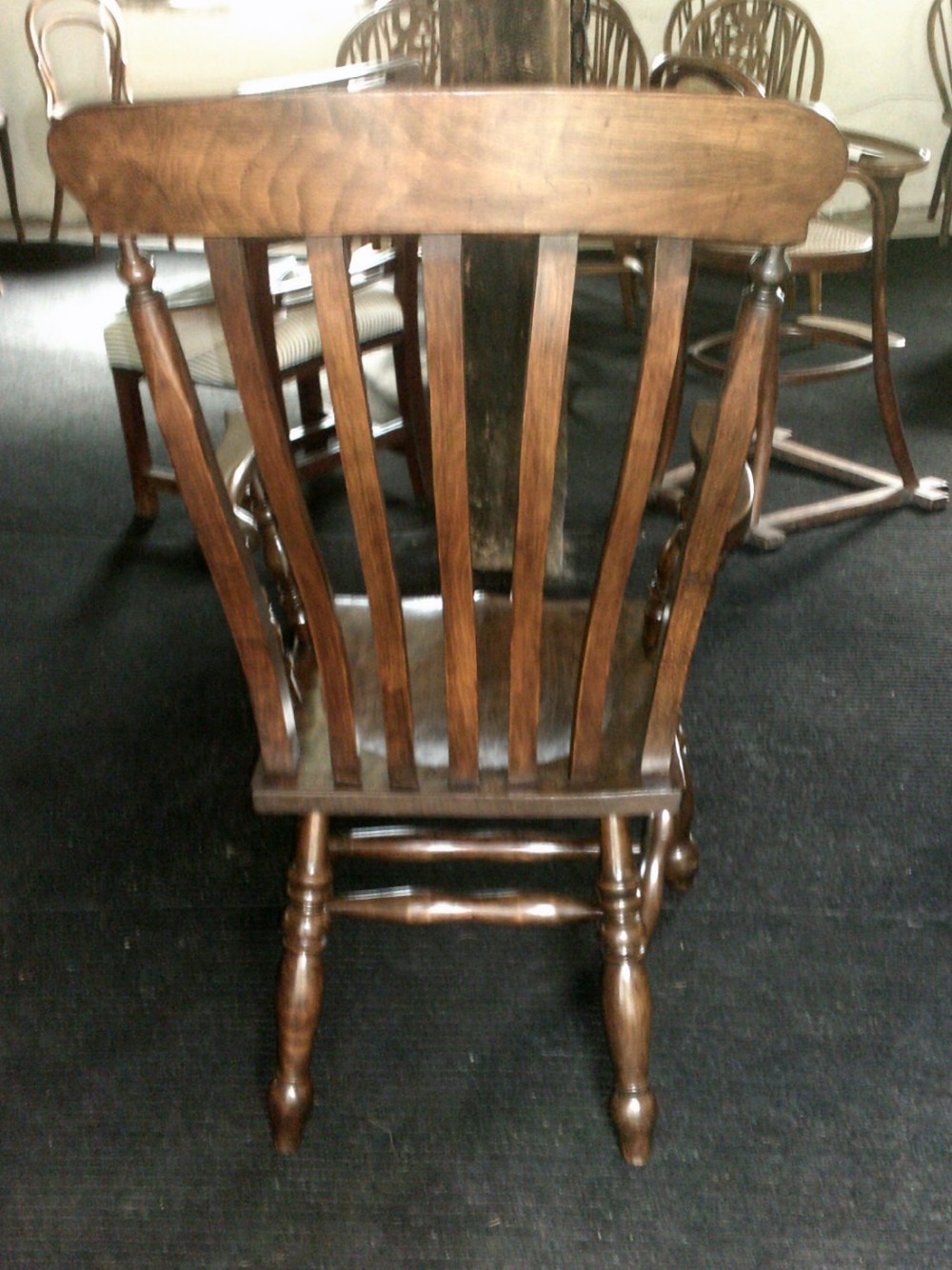 19th Century Elm & Beech Windsor Slat-back Armchair (1 of 1) 19th Century Elm & Beech Windsor Slat-back Armchair (1 of 1)