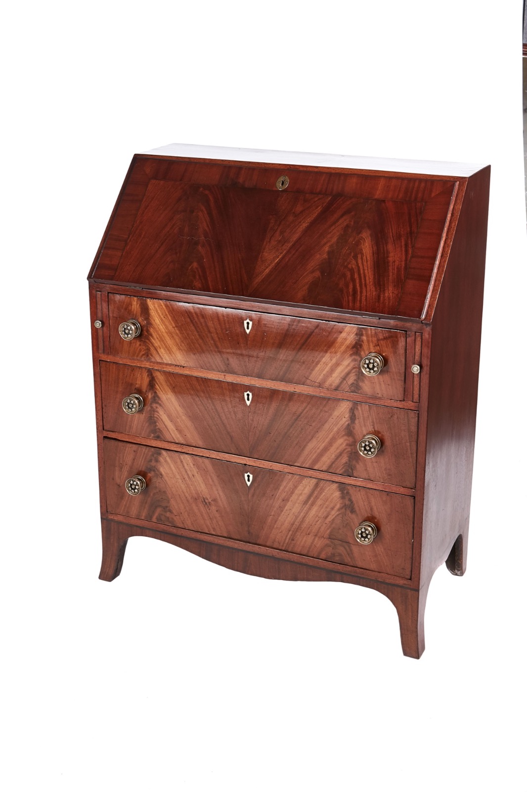 Antique Mahogany Bureau C.1860 (1 of 1) Antique Mahogany Bureau C.1860 (1 of 1)