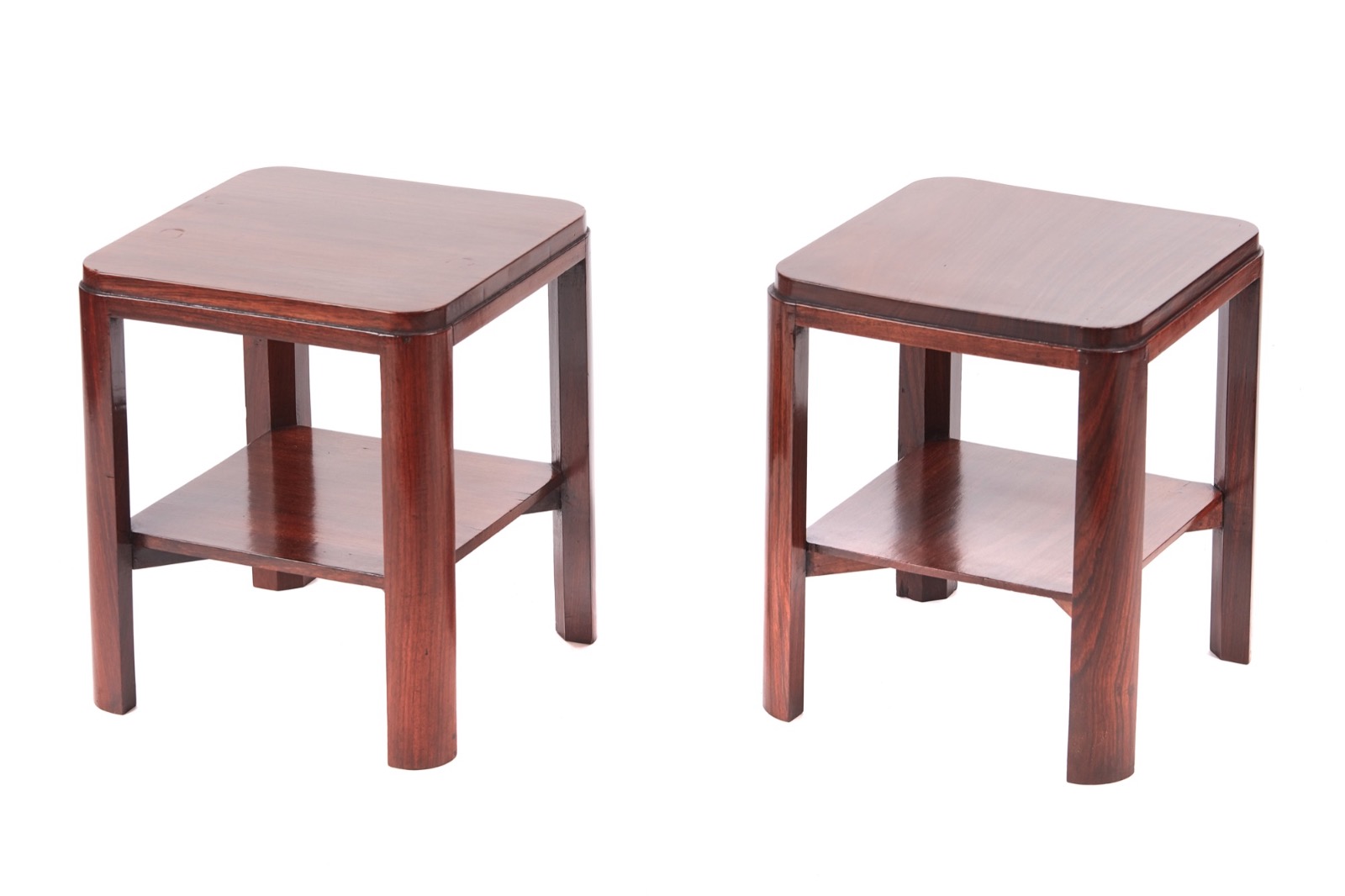 Quality Small Pair of Art Deco Rosewood Lamp Tables (1 of 1) Quality Small Pair of Art Deco Rosewood Lamp Tables (1 of 1)