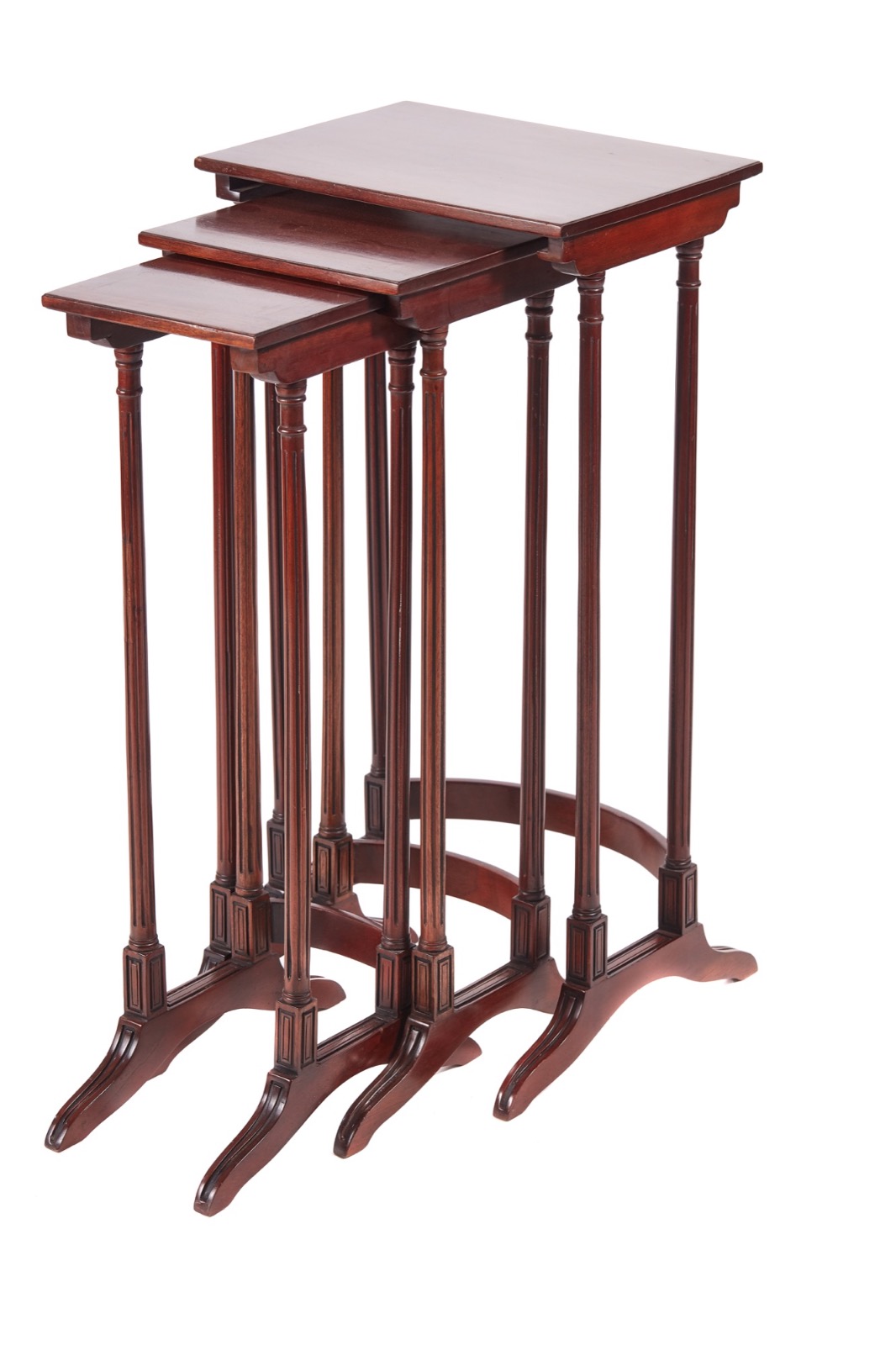 Quality Antique Mahogany Nest of 3 Tables C.1880 (1 of 1) Quality Antique Mahogany Nest of 3 Tables C.1880 (1 of 1)