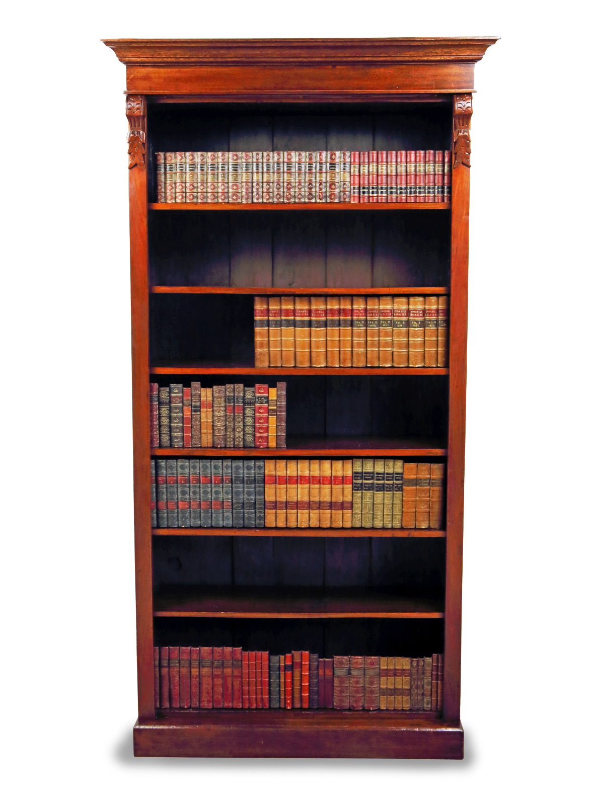 Tall Walnut Open Bookcase c.1910 (1 of 1) Tall Walnut Open Bookcase c.1910 (1 of 1)