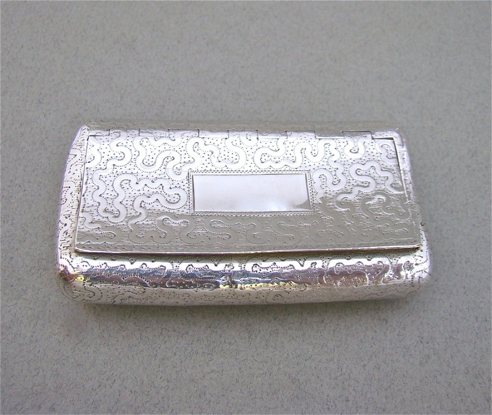 Exquisite Georgian Silver Snuff Box by Ledsam & Vale, Birmingham 1824 (1 of 1) Exquisite Georgian Silver Snuff Box by Ledsam & Vale, Birmingham 1824 (1 of 1)