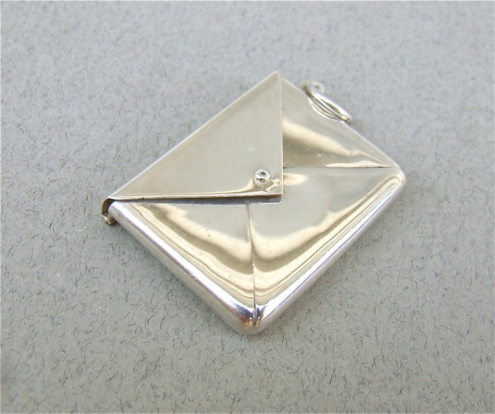 Delightful Edwardian Silver Envelope Stamp Case by Adie & Lovekin Ltd, Birmingham 1904 (1 of 1) Delightful Edwardian Silver Envelope Stamp Case by Adie & Lovekin Ltd, Birmingham 1904 (1 of 1)