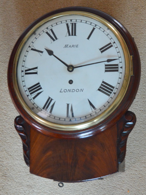 Fusee Dropdial Wall Clock by Marie, London (1 of 1) Fusee Dropdial Wall Clock by Marie, London (1 of 1)