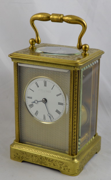 High Quality Engraved Case Carriage Clock Elkington London (1 of 1) High Quality Engraved Case Carriage Clock Elkington London (1 of 1)