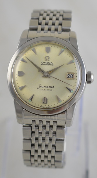 1958 Omega Seamaster Calendar 'Big Logo' Wristwatch (1 of 1) 1958 Omega Seamaster Calendar 'Big Logo' Wristwatch (1 of 1)