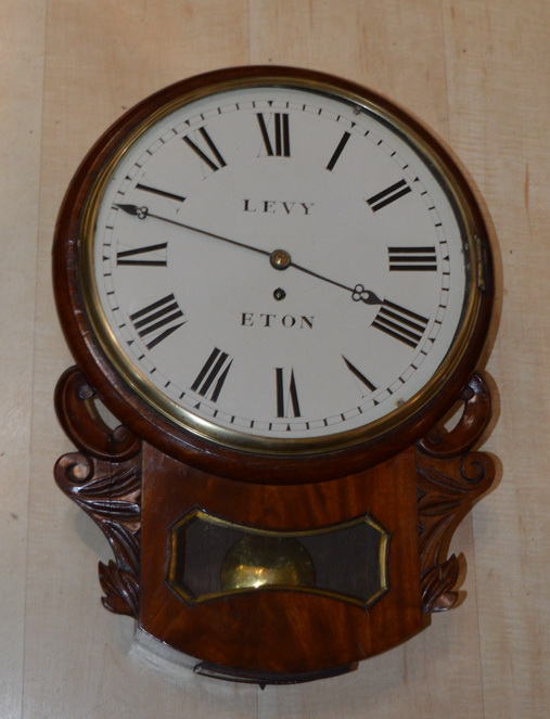 Levy of Eton Drop Dial Fusee Wall Clock (1 of 4) Levy of Eton Drop Dial Fusee Wall Clock (1 of 4)