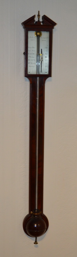 Georgian Stick Barometer Richardson Leadenhall Street London (1 of 5) Georgian Stick Barometer Richardson Leadenhall Street London (1 of 5)