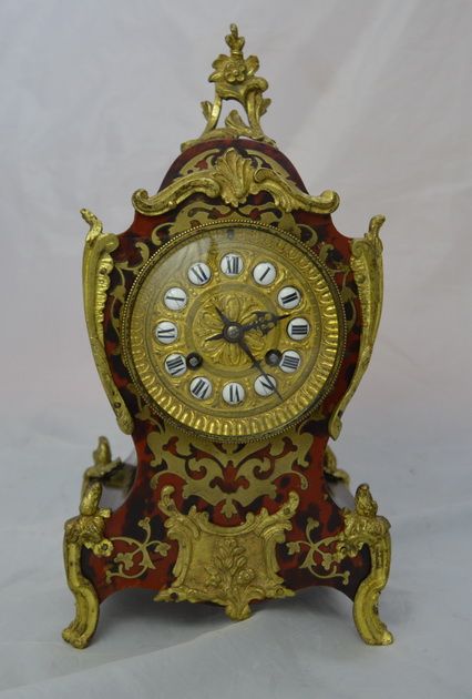 French Boulle Mantel Clock c.1885 (1 of 1) French Boulle Mantel Clock c.1885 (1 of 1)